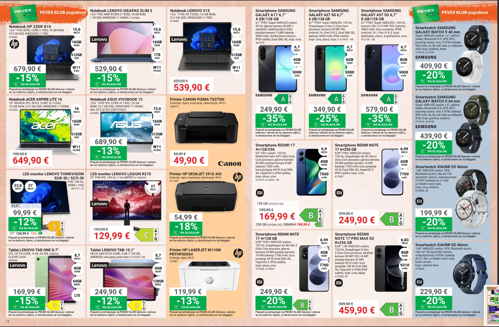 Katalog Pevex — 2026-10-22 od 22. listopada do 11. studenoga 2026. - Pregled Stranica 8
