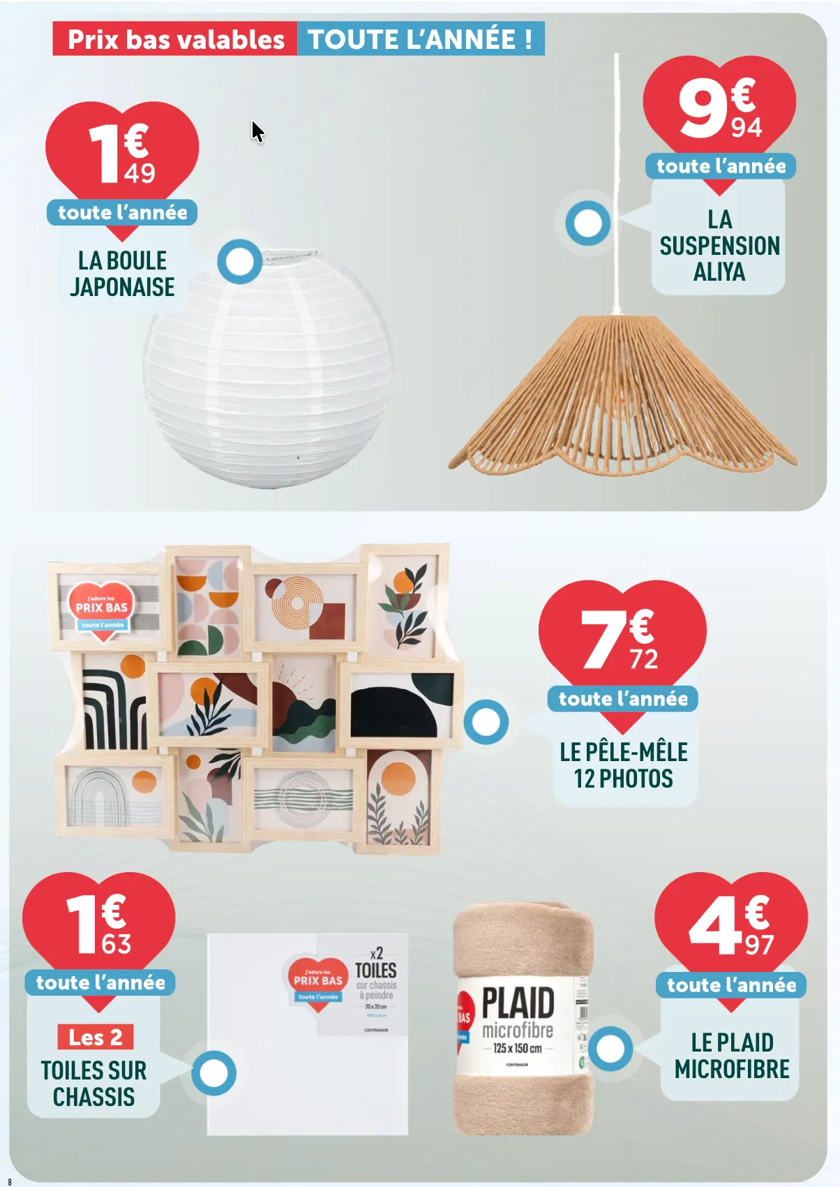Centrakor Catalogue du 29 juillet au 5 août 2026 - Catalogue page 8
