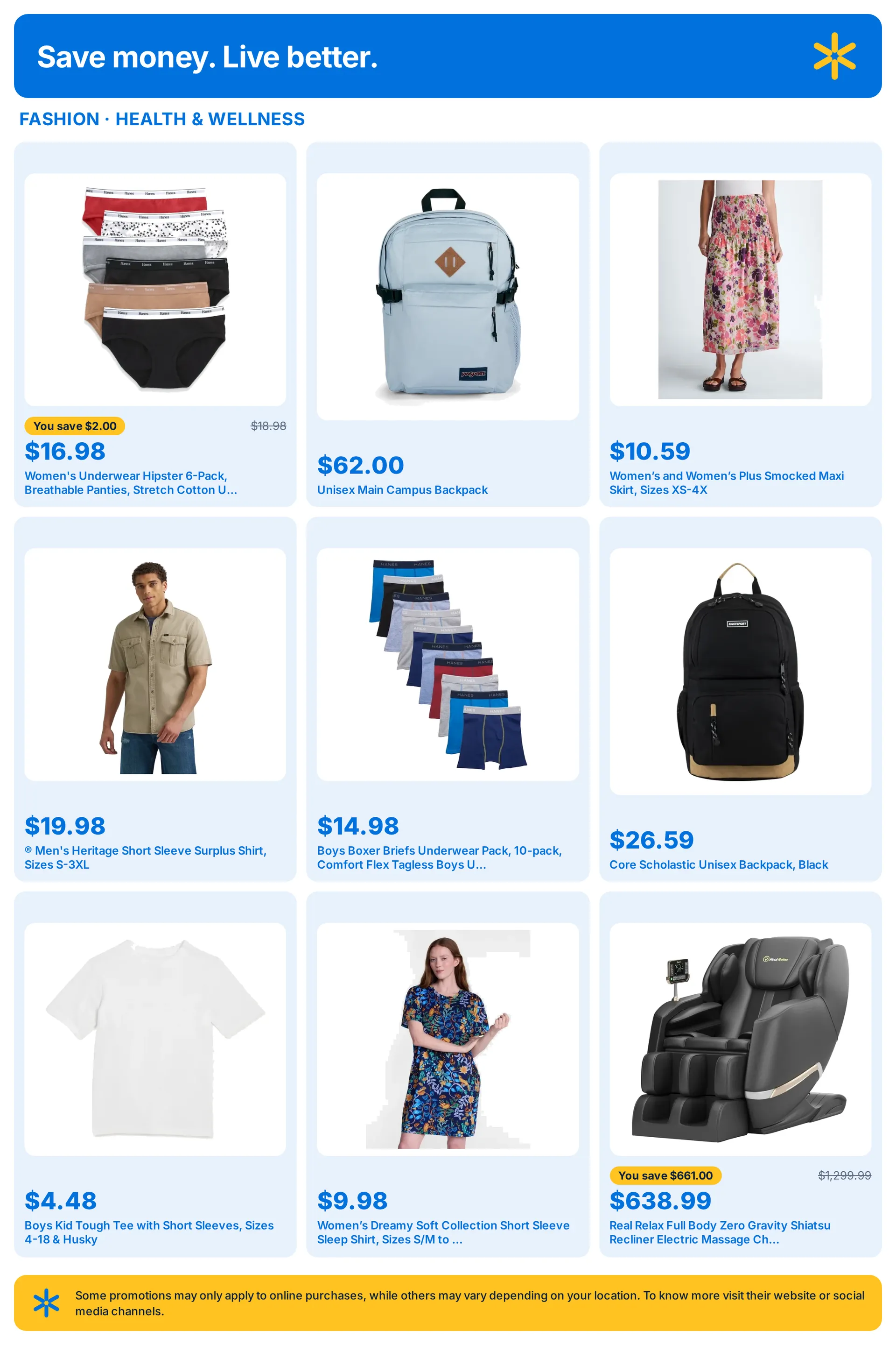 Weekly ad Walmart — Fashion & Wellness — 2026-09-21 from September 21 to October 9 2026 - Page 8