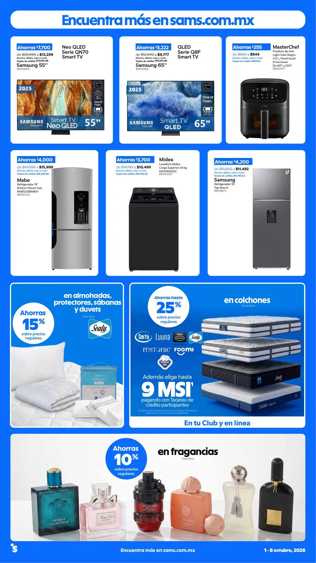 Catálogo de Sam's Club — 2026-10-01 1 de octubre al 8 de octubre 2026 - Pagina 8