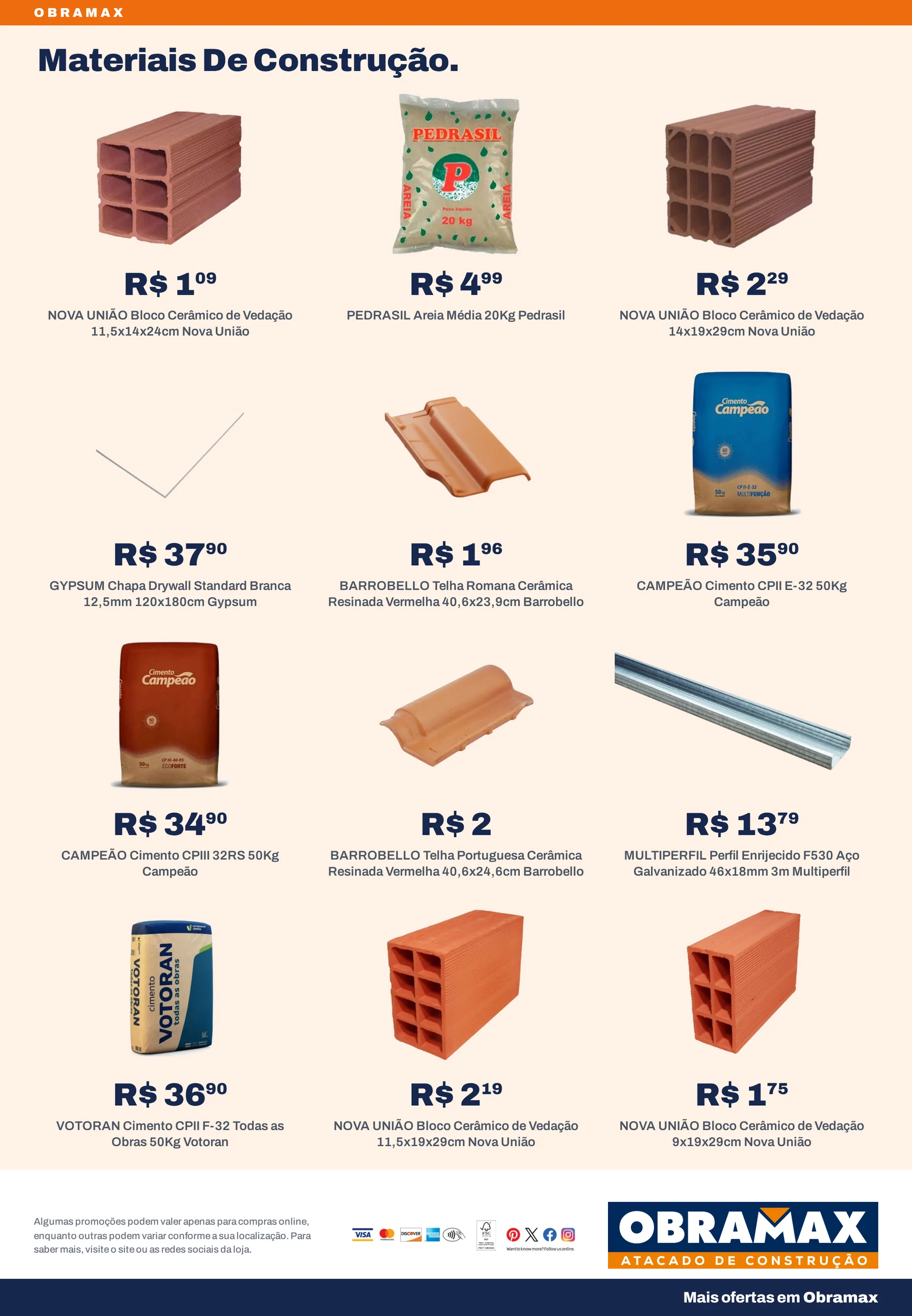 Encarte de Obramax — Construcao — 2026-10-27 27 de outubro até 13 de novembro 2026 - Pagina 8