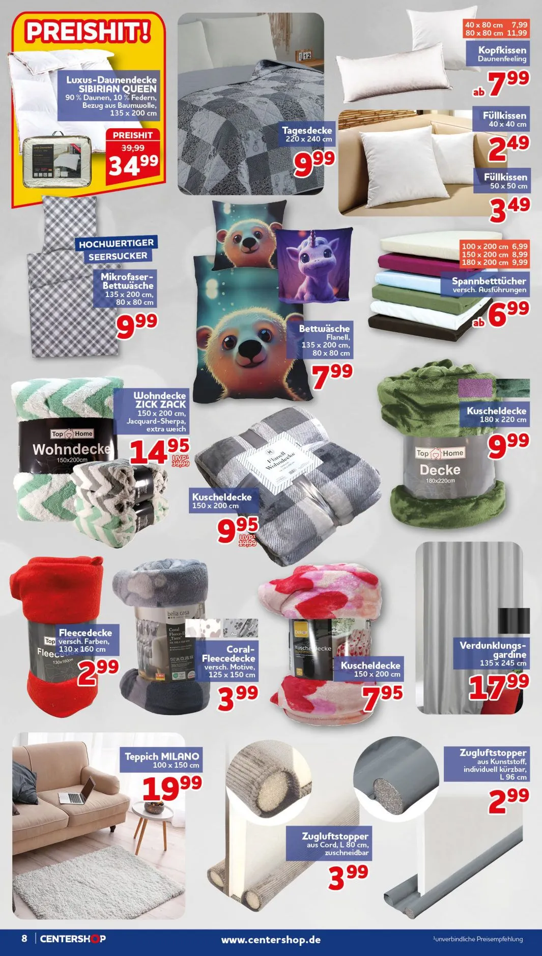 CENTERSHOP — 2026-10-05 von 5. Oktober bis 10. Oktober 2026 - Prospekt seite 8