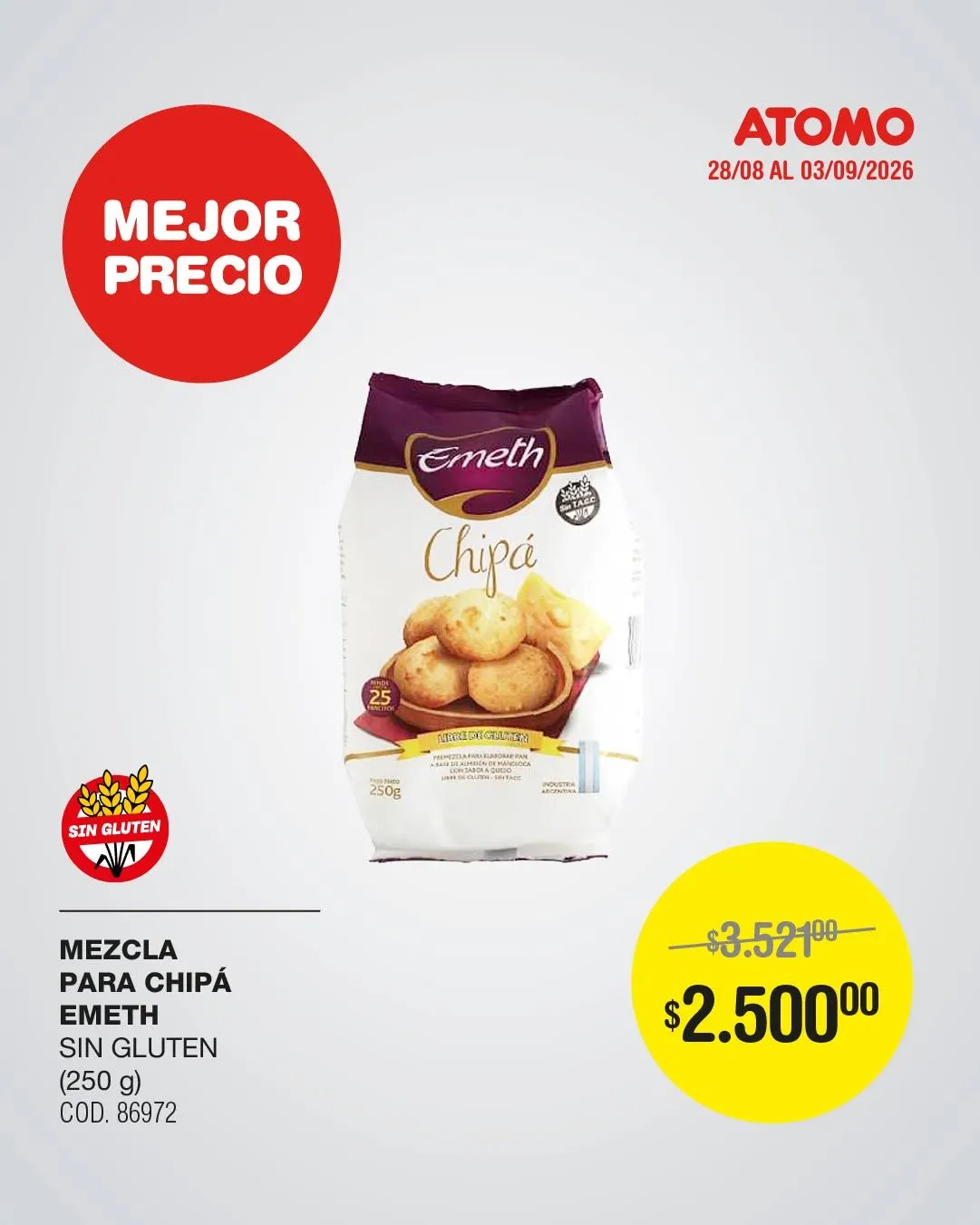 Ofertas de Atomo — 2026-08-31 31 de agosto al 3 de septiembre 2026 - Página 8 del catálogo