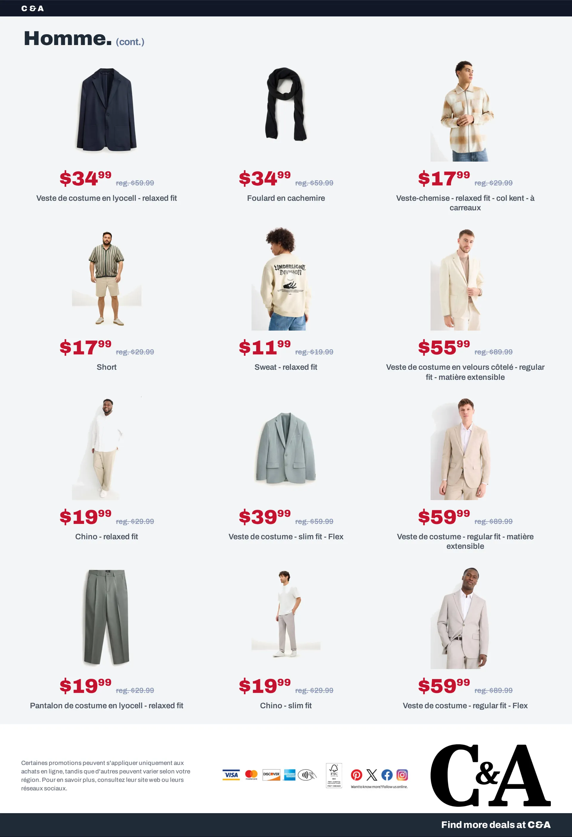C&A soldes du 10 août au 24 août 2026 - Catalogue page 8