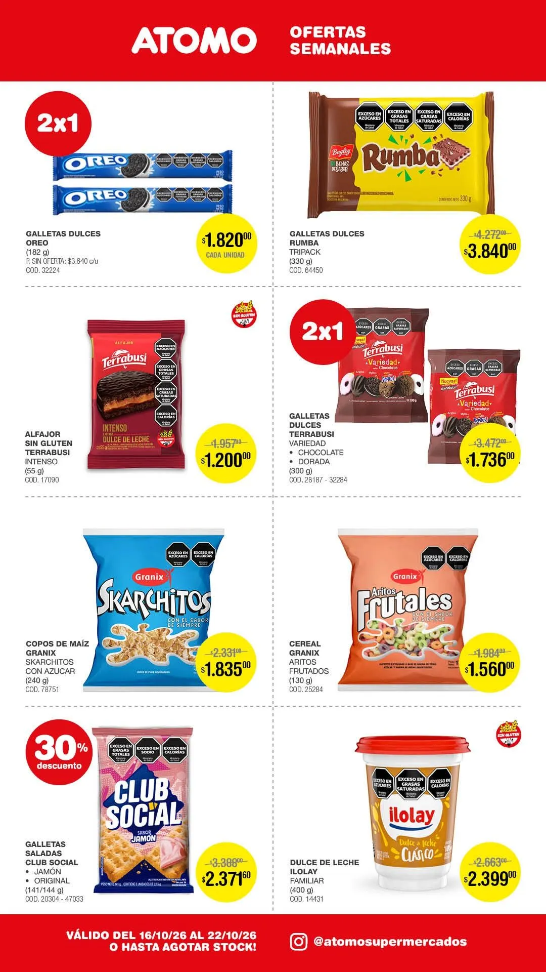 Ofertas de Atomo — 2026-10-22 16 de octubre al 24 de octubre 2026 - Página 8 del catálogo