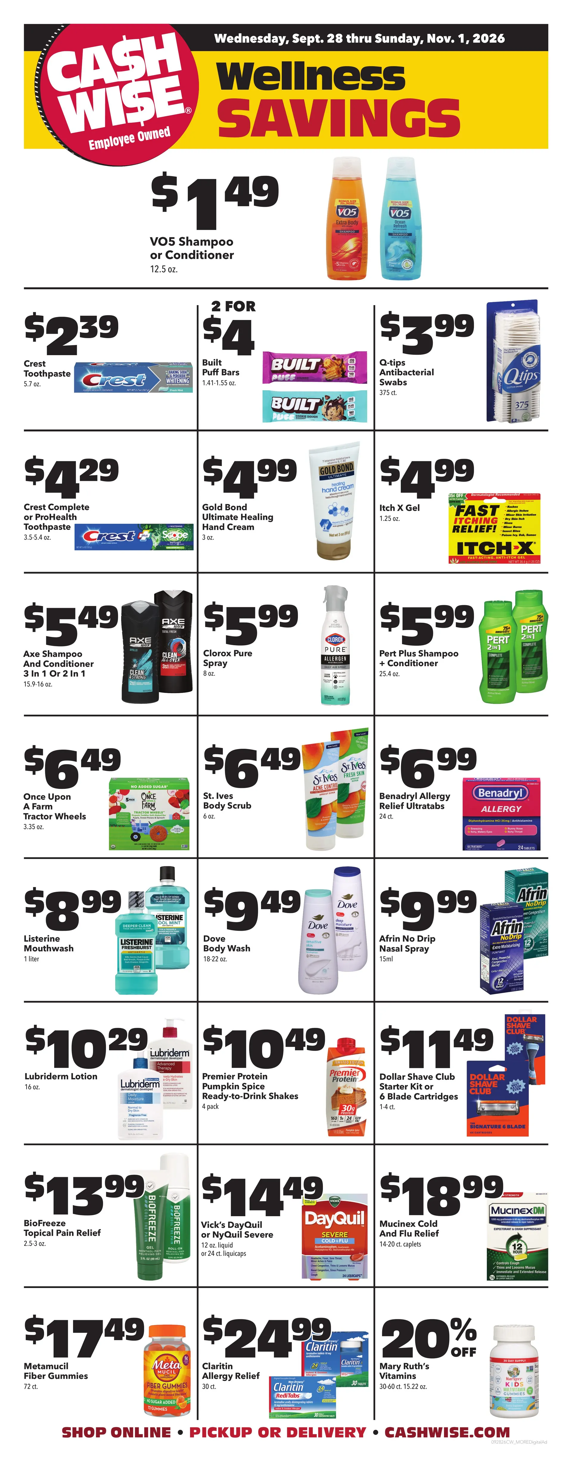 Weekly promotion Cash Wise — 2026-10-21 spanning from October 21 to October 27 2026 - Page 8 for Catalogue 365