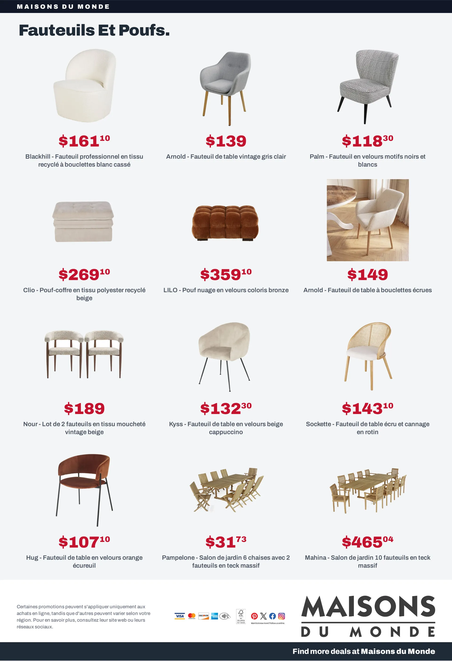 Maisons du Monde — 2026-09-22 du 22 septembre au 8 octobre 2026 - Catalogue page 8