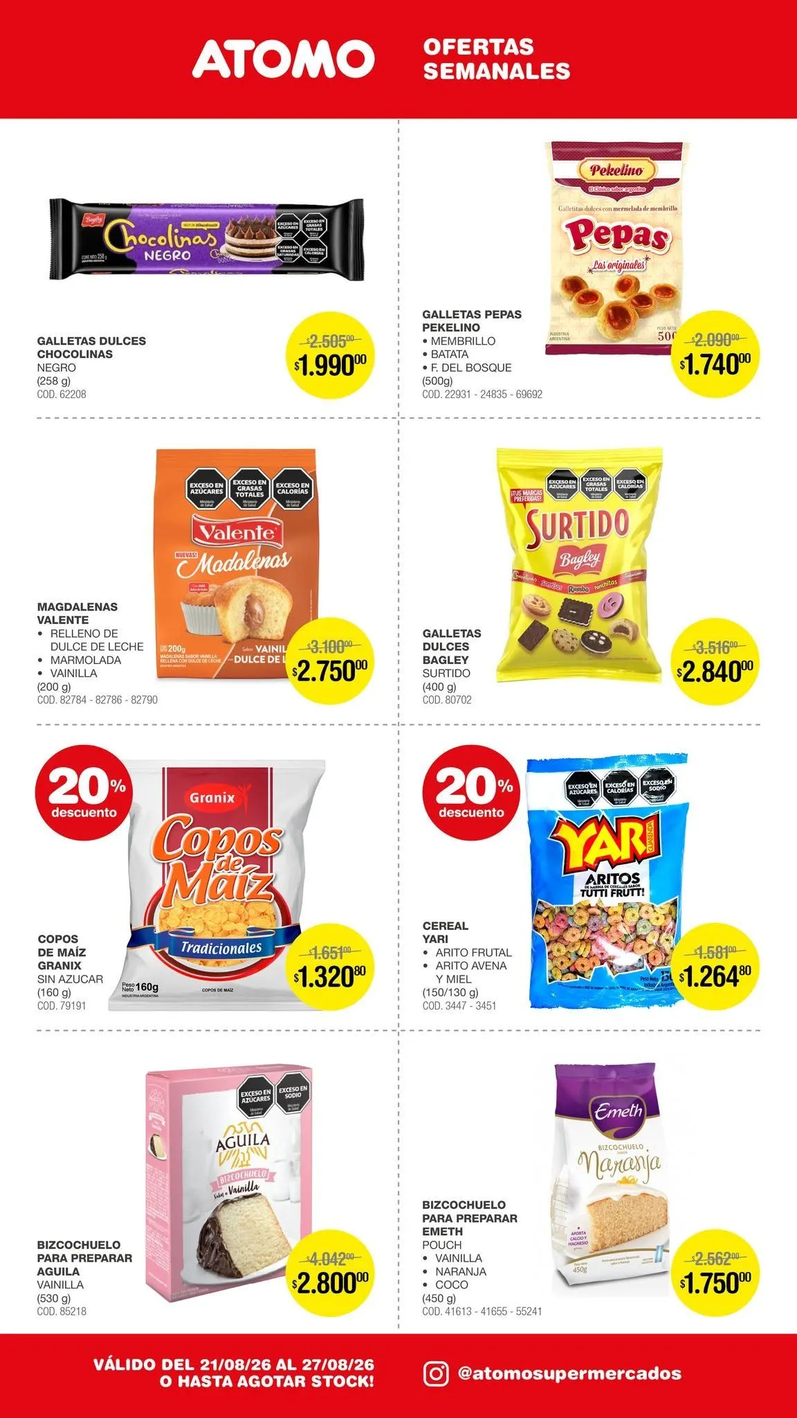 Ofertas de Atomo — 2026-08-26 21 de agosto al 27 de agosto 2026 - Página 8 del catálogo