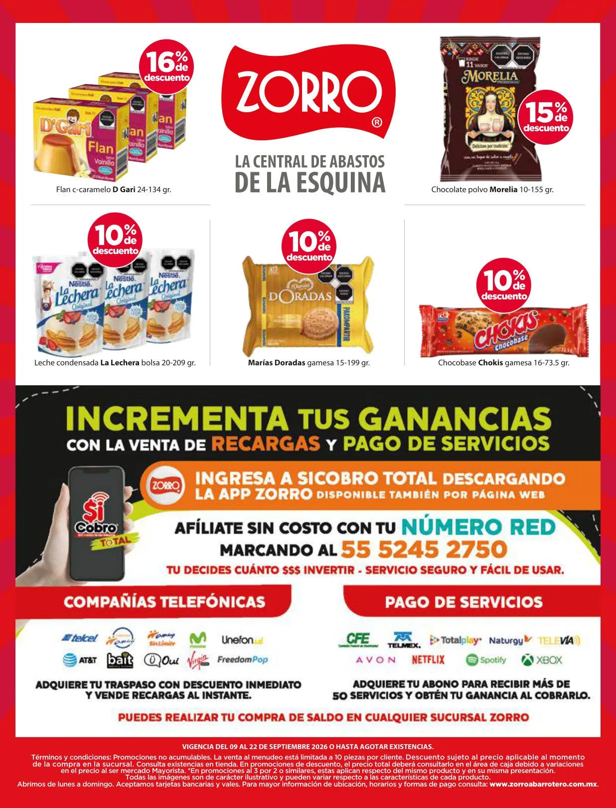 Catálogo de Zorro — 2026-09-09 9 de septiembre al 22 de septiembre 2026 - Pagina 8