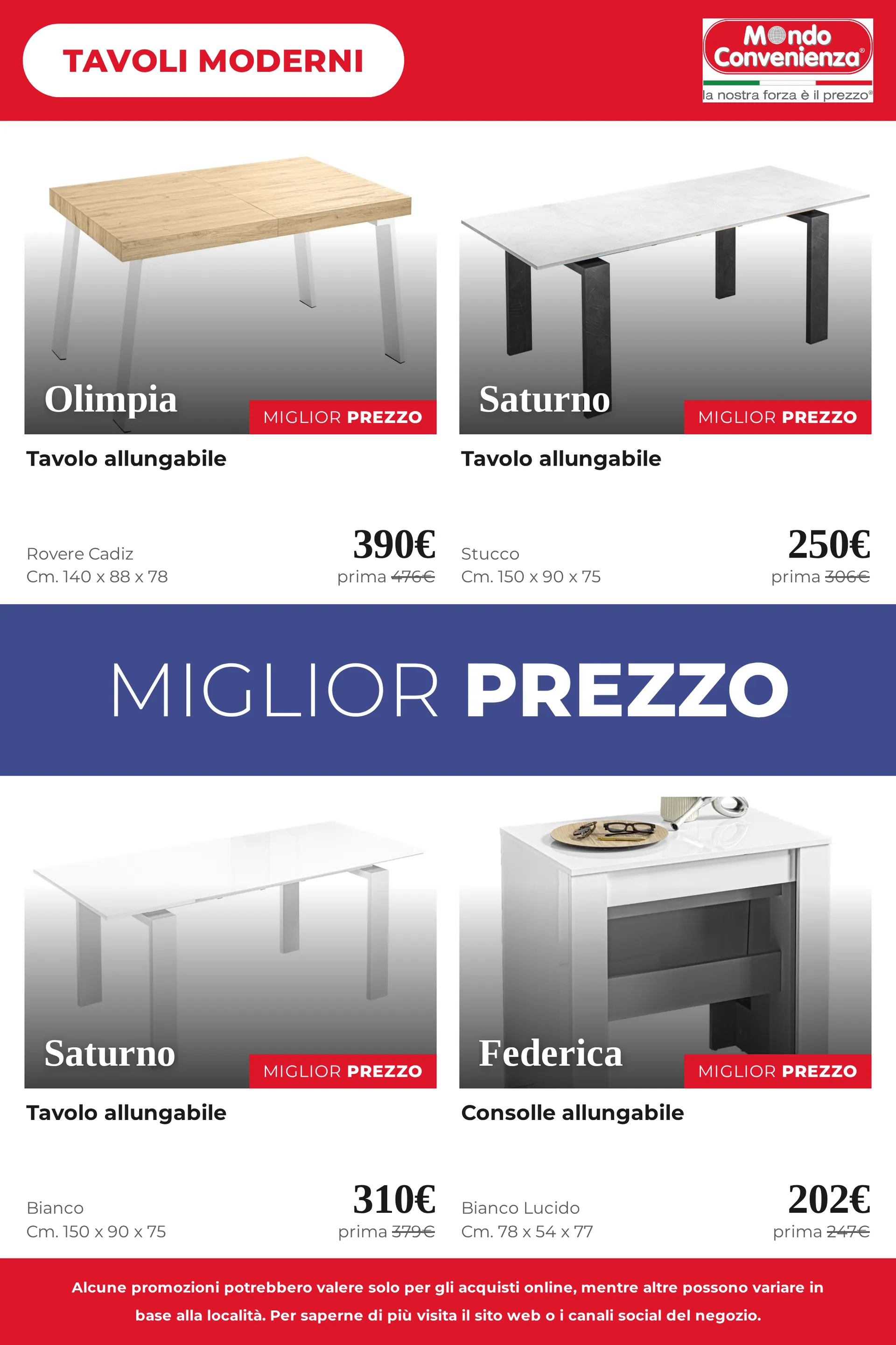 Mondo Convenienza — Catálogo 1 — 2026-10-27 da 27 ottobre a 13 novembre di 2026 - Pagina del volantino 8