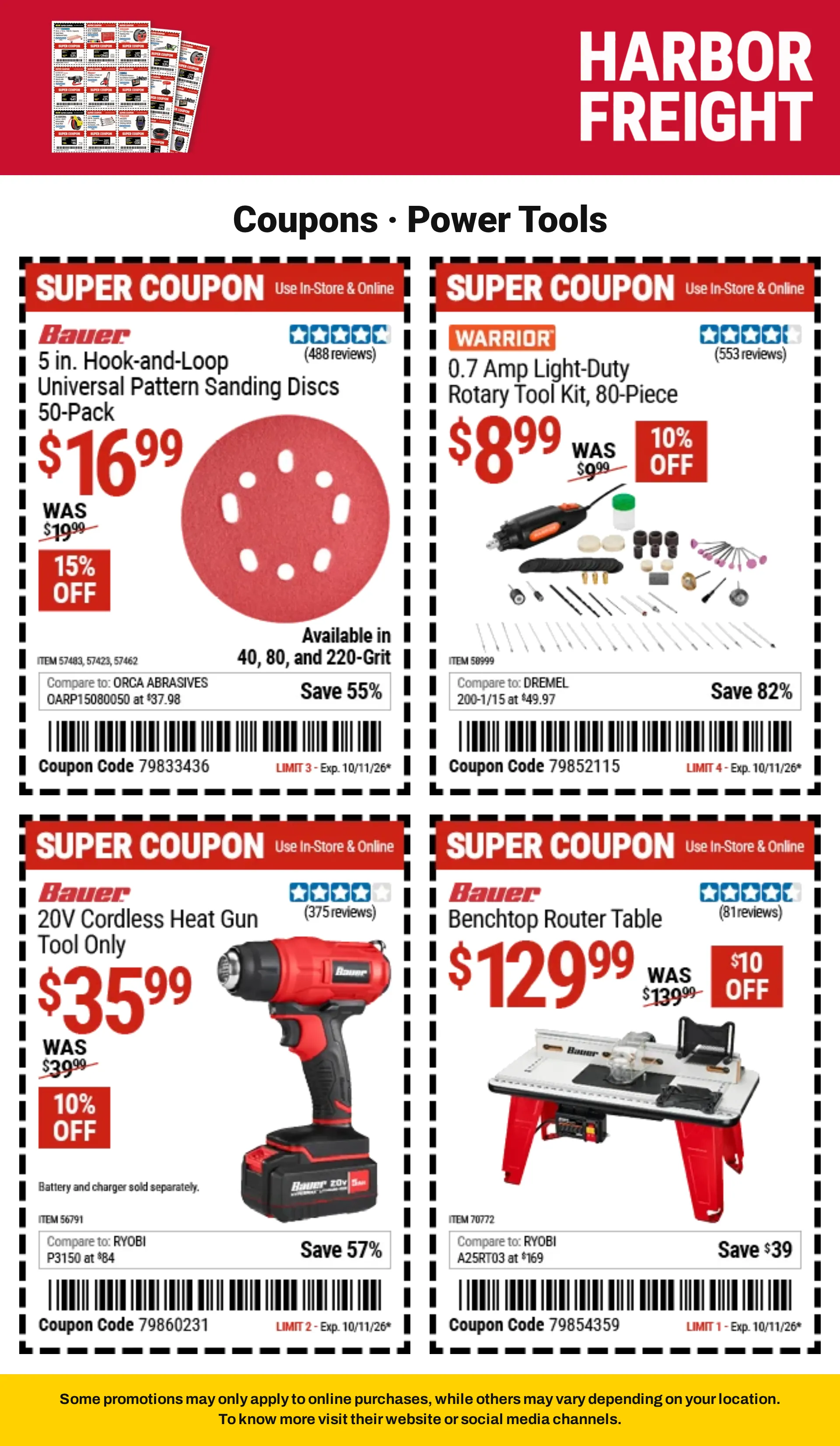Weekly ad Harbor Freight — Catálogo 2 — 2026-10-09 from October 9 to October 26 2026 - Page 8