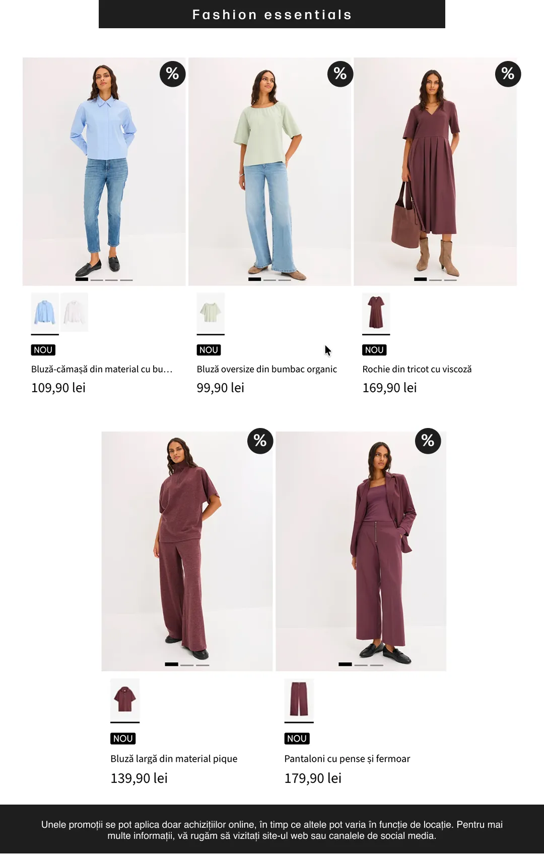 Catalog Fashion essentials de la 6 august până la 21 august 2026 - Revista Pagina 8