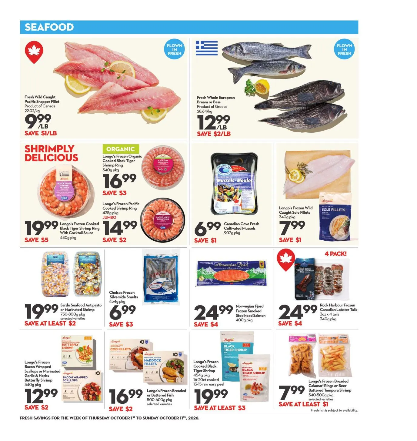 Longo's — 2026-10-01 from October 1 to October 11 2026 - flyer page 8