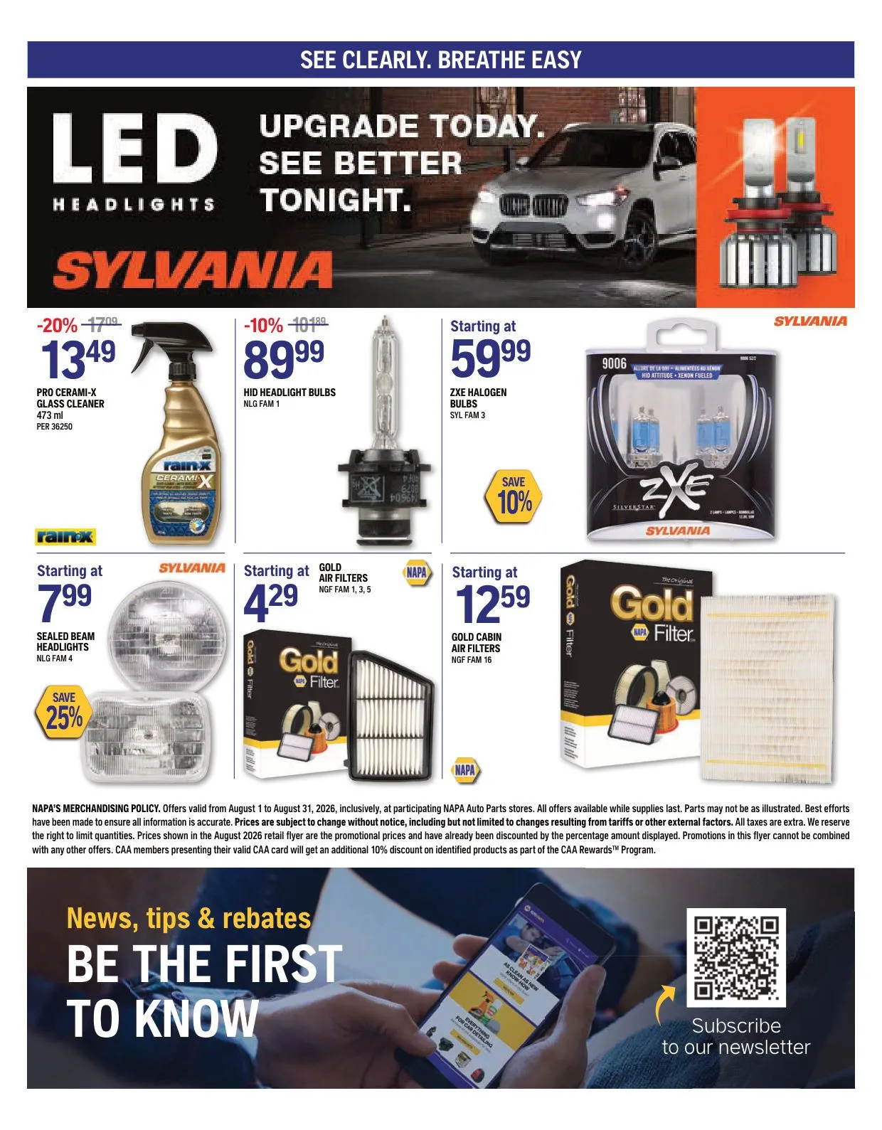 NAPA Auto Parts — 2026-08-03 from August 3 to August 31 2026 - flyer page 8