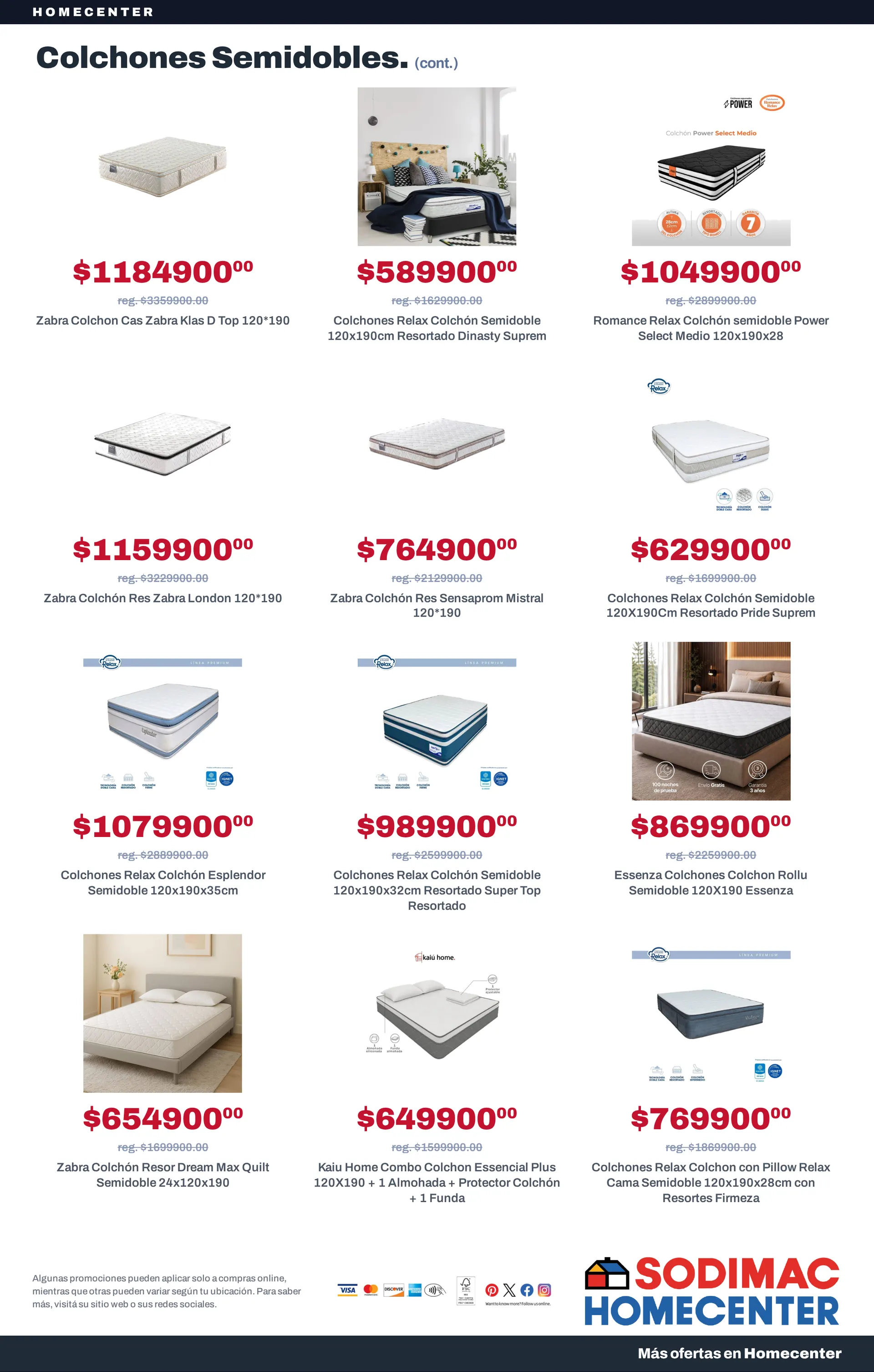 Catalogo de Ofertas colchones! 11 de agosto al 25 de agosto 2026 - Pag 8