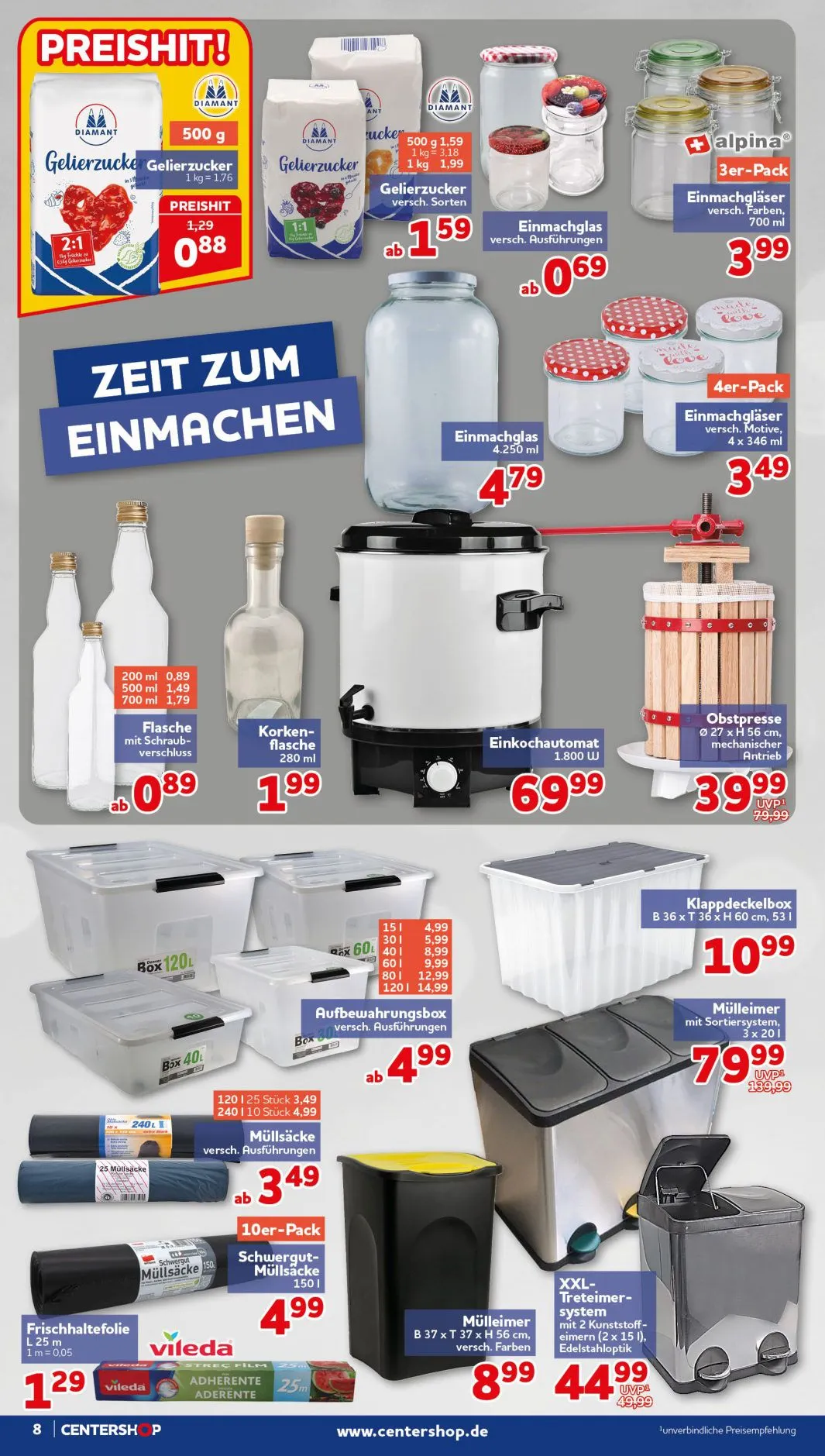 CENTERSHOP — 2026-09-29 von 29. September bis 2. Oktober 2026 - Prospekt seite 8