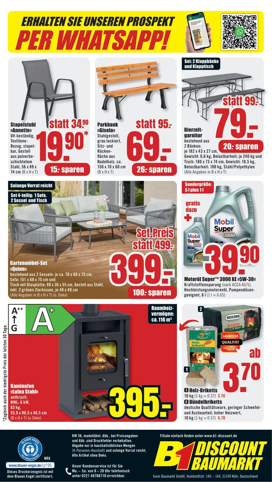 B1 Discount Baumarkt — 2026-08-31 von 31. August bis 4. September 2026 - Prospekt seite 8