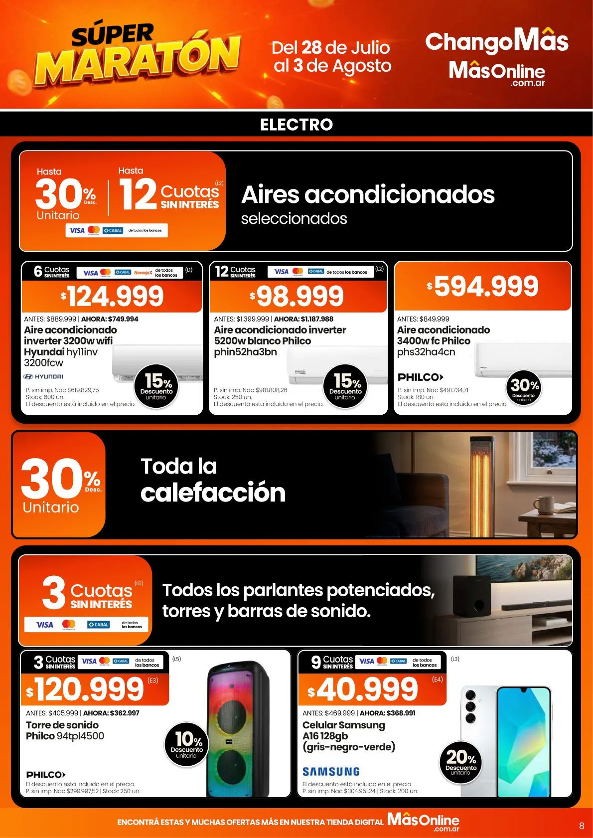 Ofertas de Changomas — 2026-07-28 28 de julio al 3 de agosto 2026 - Página 8 del catálogo