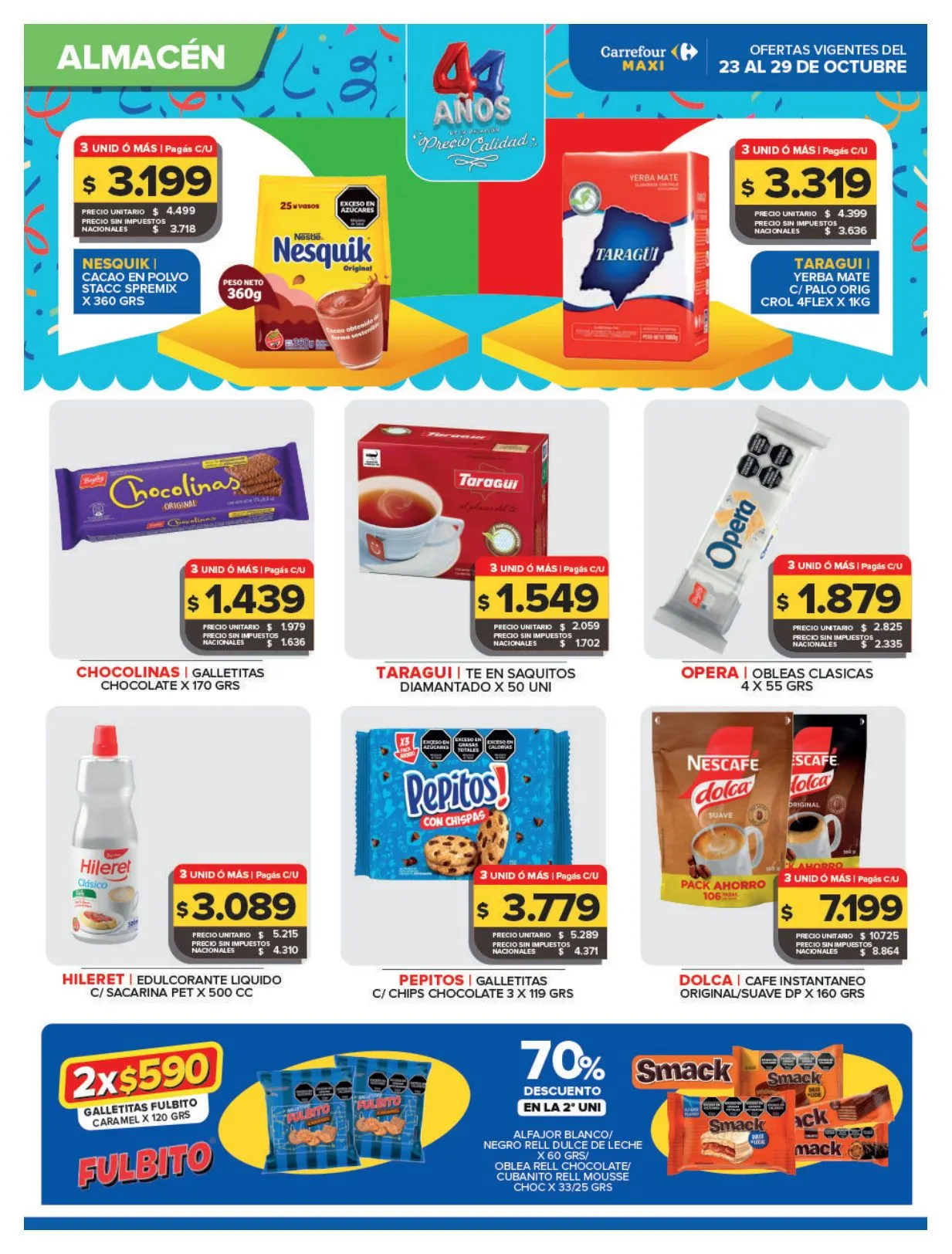 Ofertas de Carrefour Maxi — 2026-10-23 23 de octubre al 1 de noviembre 2026 - Página 8 del catálogo