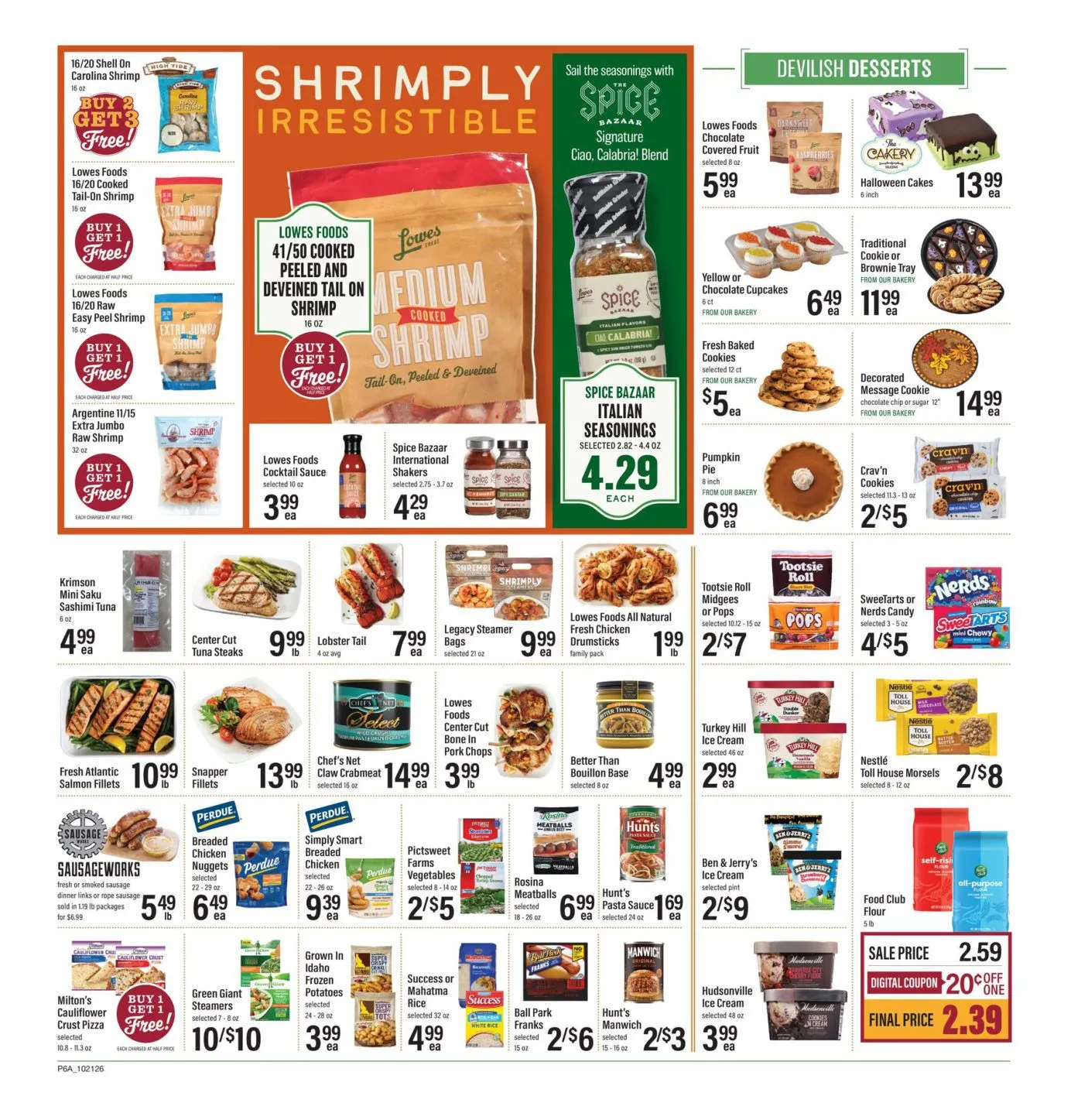 Weekly promotion Lowes Foods — 2026-10-23 spanning from October 21 to October 27 2026 - Page 8 for Catalogue 365
