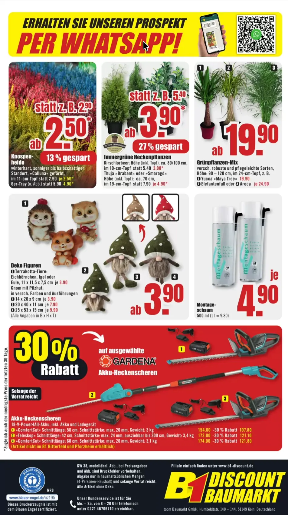 B1 Discount Baumarkt — 2026-09-15 von 15. September bis 19. September 2026 - Prospekt seite 8
