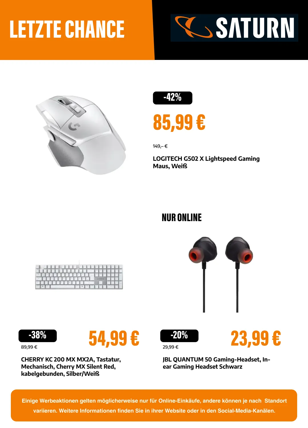Saturn OUTLET% von 14. Juli bis 29. Juli 2026 - Prospekt seite 8