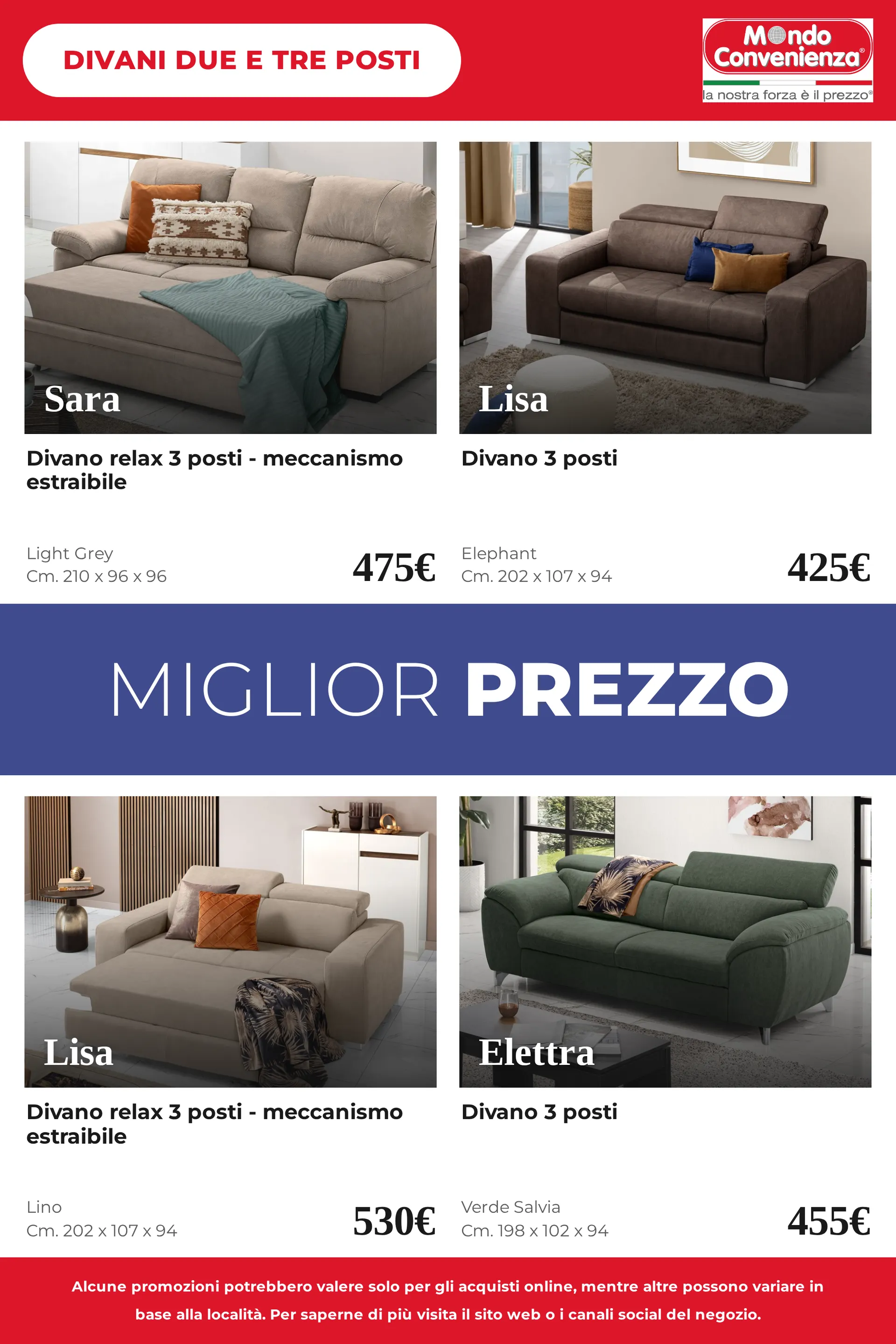 Mondo Convenienza — Catálogo 1 — 2026-09-23 da 23 settembre a 12 ottobre di 2026 - Pagina del volantino 8