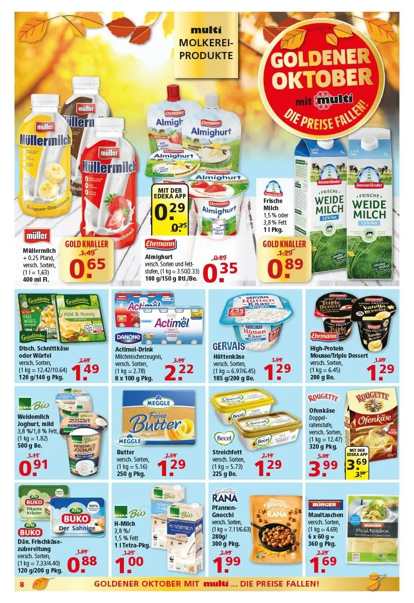 Multi Markt — 2026-10-16 von 16. Oktober bis 18. Oktober 2026 - Prospekt seite 8
