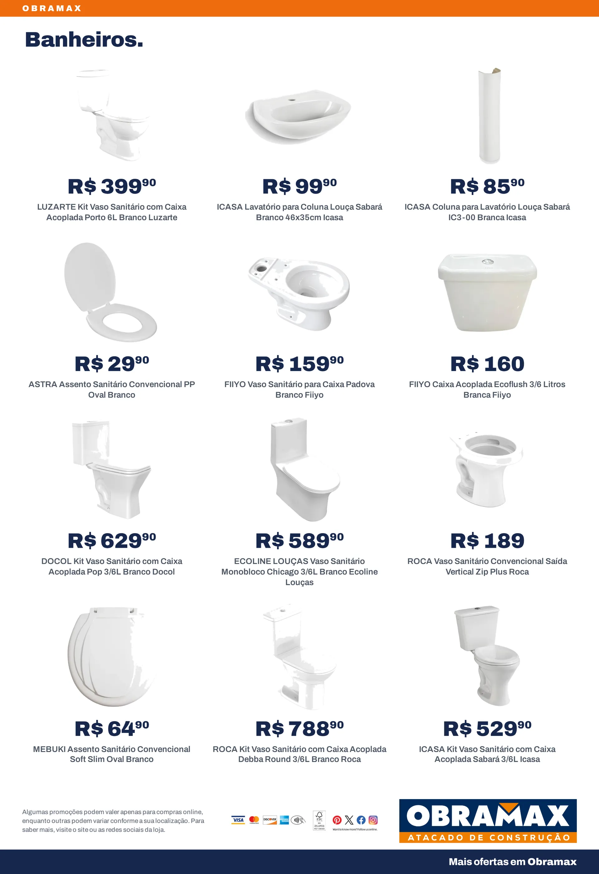 Encarte de Obramax — Construcao — 2026-10-27 27 de outubro até 13 de novembro 2026 - Pagina 9