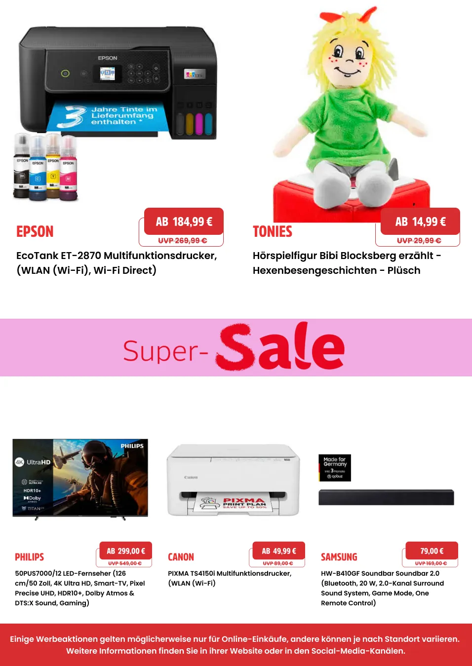 Multimedia % Sale von 7. Juli bis 22. Juli 2026 - Prospekt seite 9