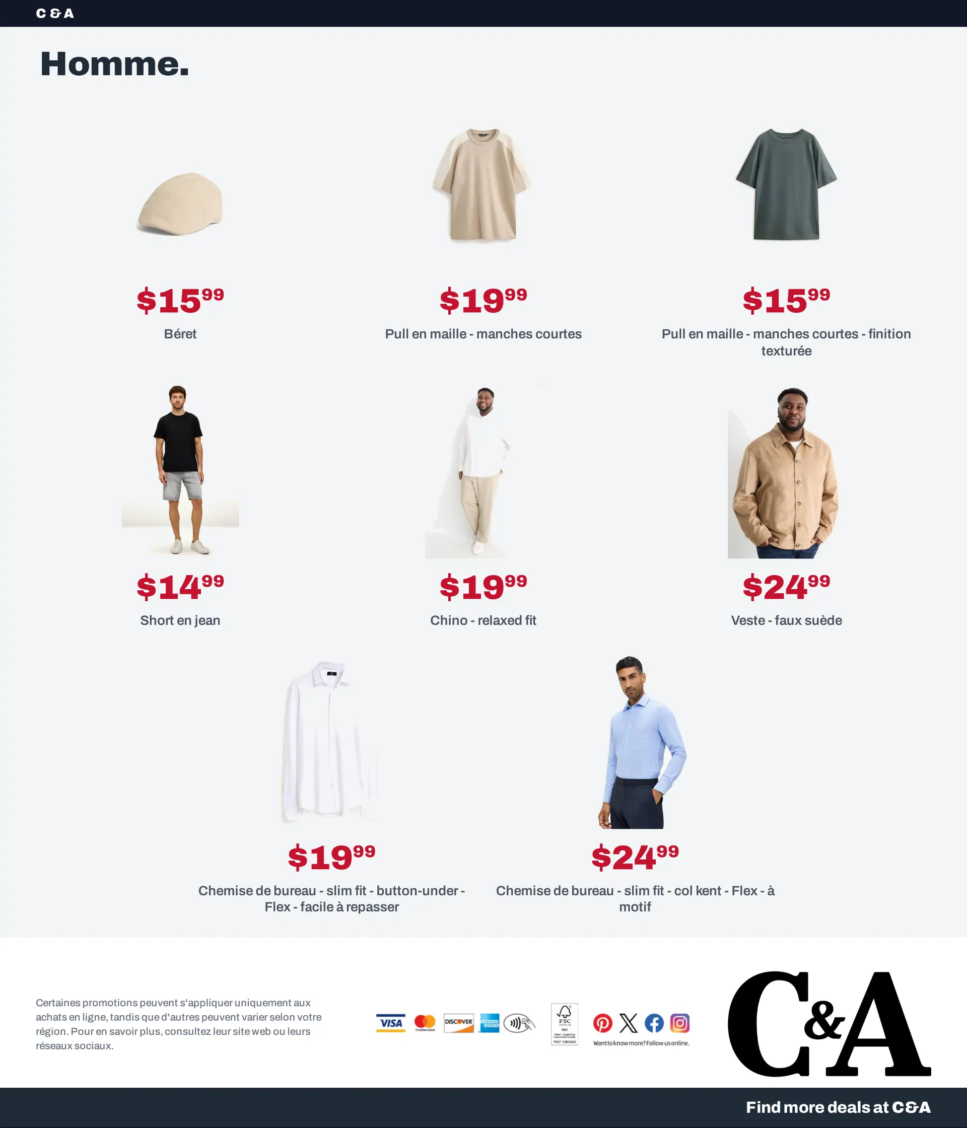 C&A — 2026-10-14 du 14 octobre au 28 octobre 2026 - Catalogue page 9