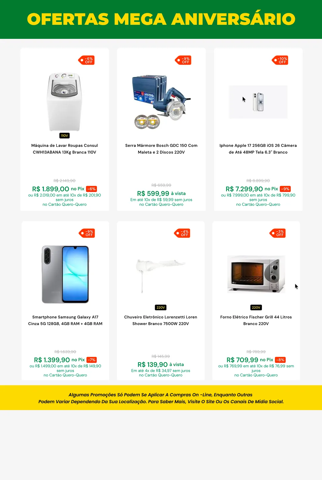 Encarte de Oferta Mega Aniversario! 30 de julho até 13 de agosto 2026 - Pagina 9