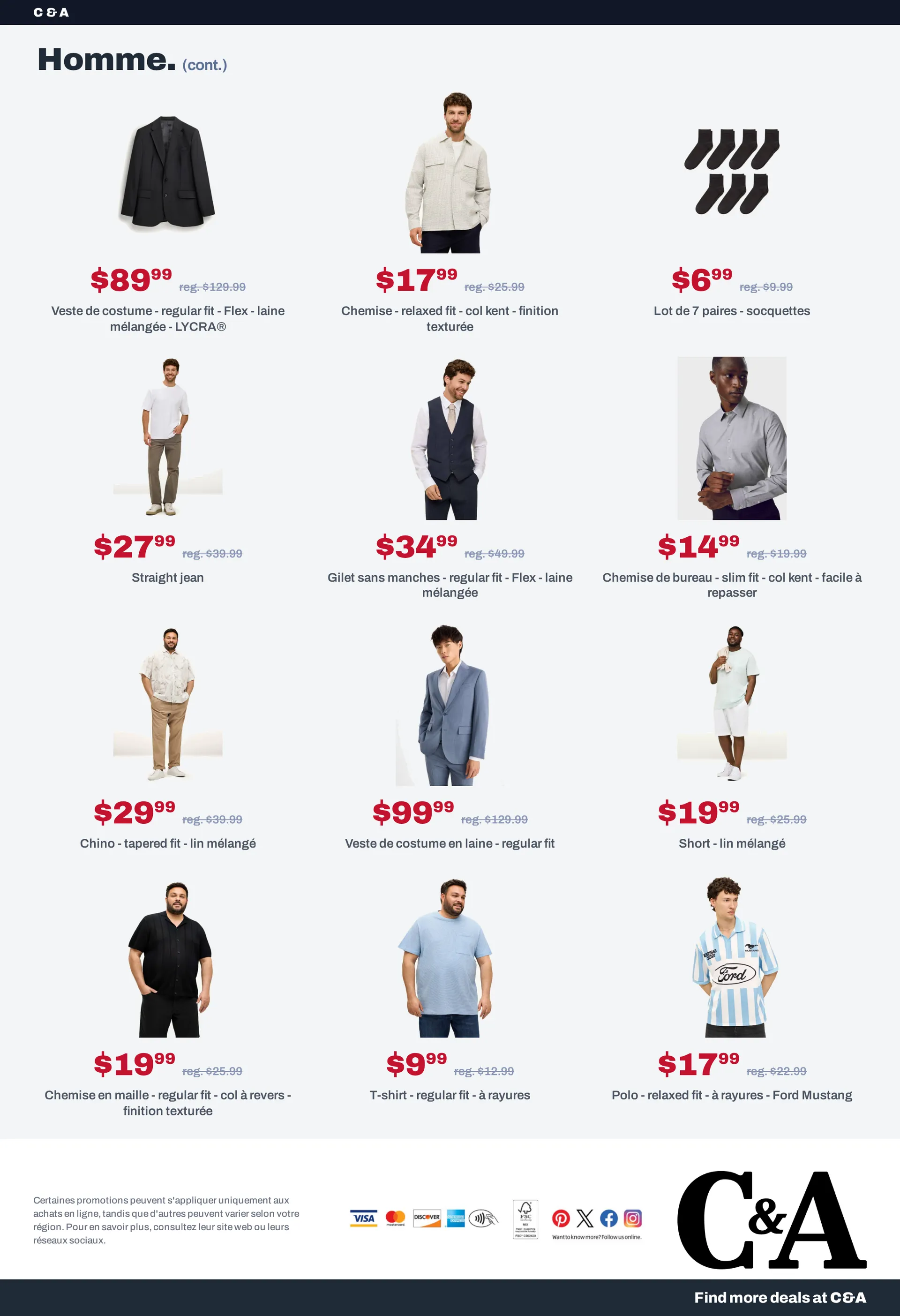 C&A soldes du 10 août au 24 août 2026 - Catalogue page 9