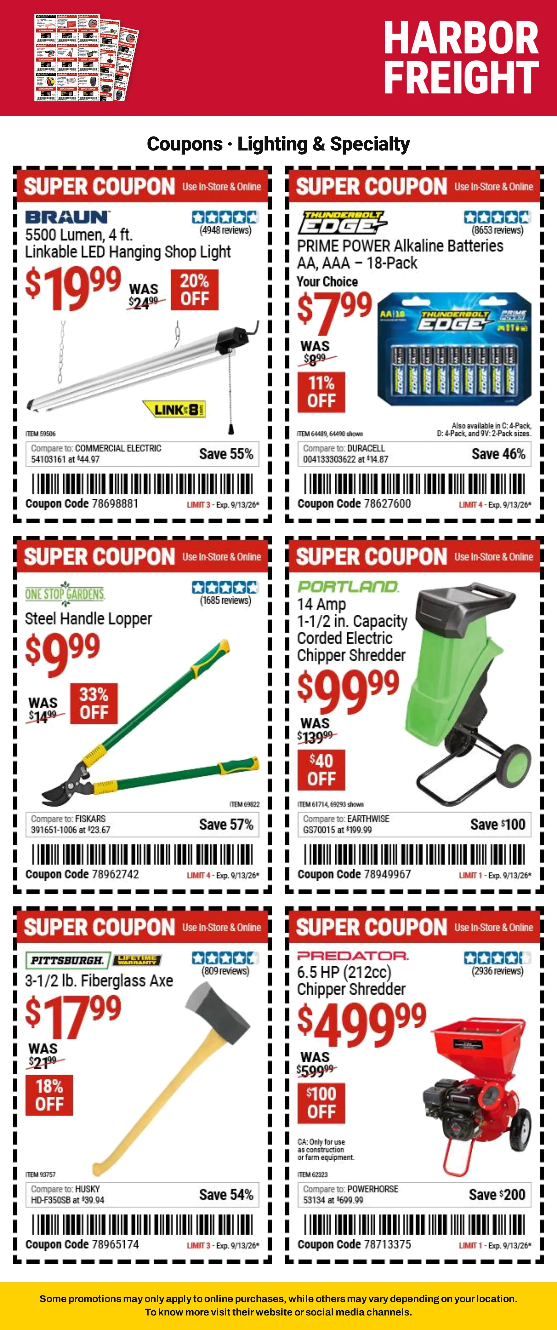 Weekly ad Harbor Freight - 2026-09-01 from September 1 to September 10 2026 - Page 9