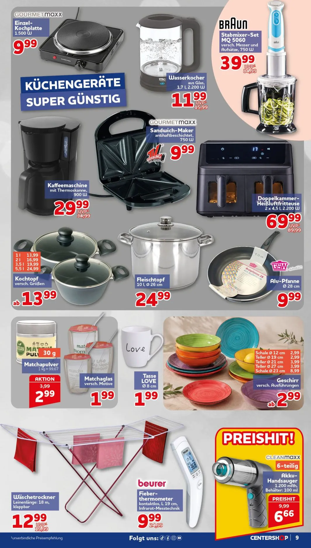 CENTERSHOP — 2026-09-29 von 29. September bis 2. Oktober 2026 - Prospekt seite 9