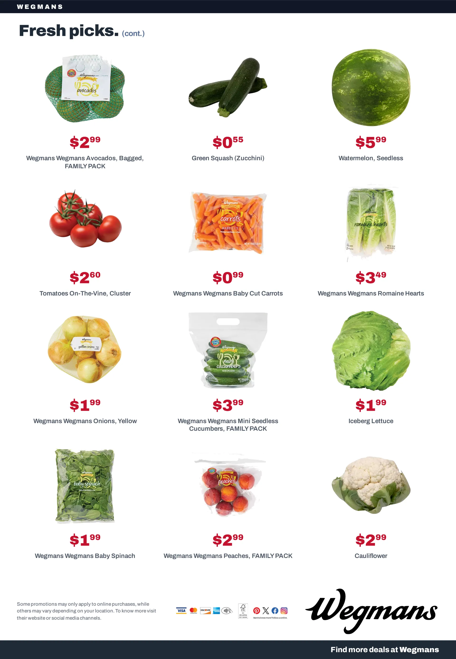 Weekly promotion Wegmans — 2026-08-28 spanning from August 28 to September 11 2026 - Page 9 for Catalogue 365