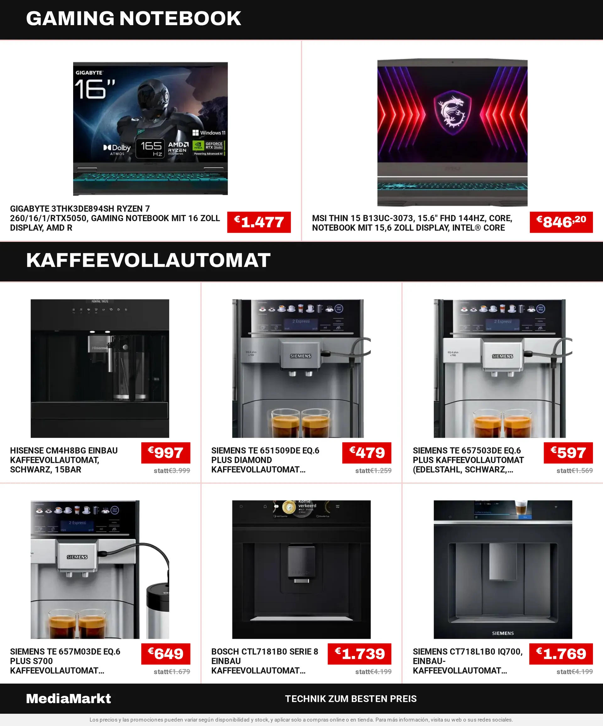 MediaMarkt — 2026-08-28 von 28. August bis 11. September 2026 - Flugblätt seite  9