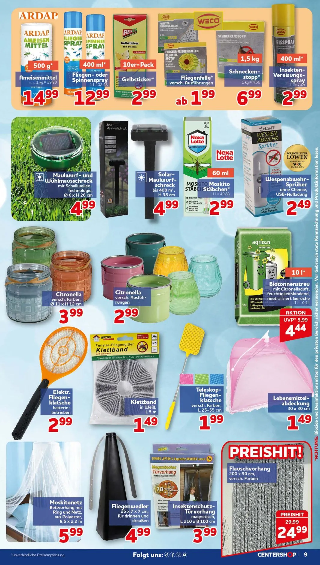 CENTERSHOP — 2026-08-10 von 10. August bis 15. August 2026 - Prospekt seite 9