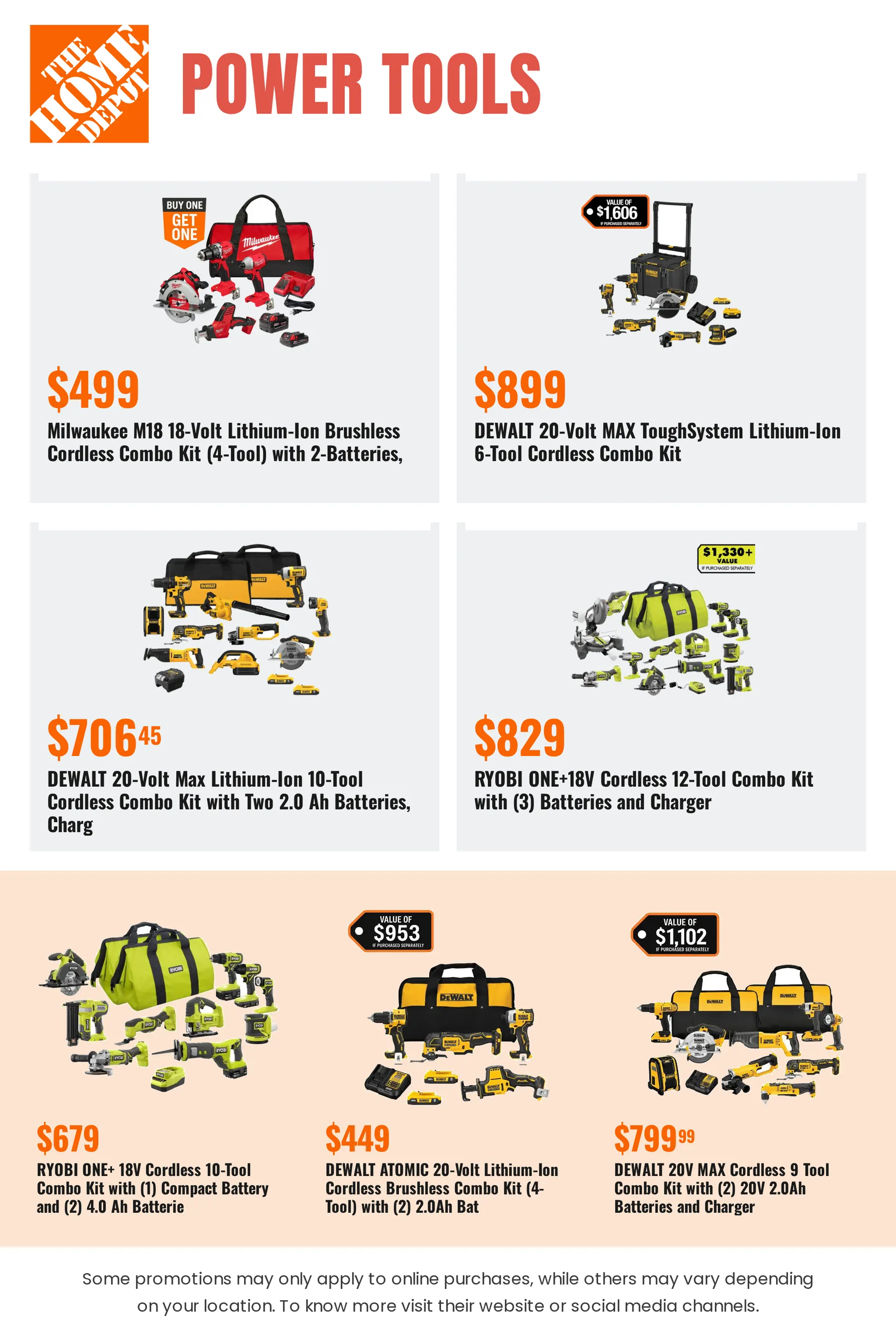 Weekly promotion The Home Depot — Catálogo 2 — 2026-10-20 spanning from October 20 to November 4 2026 - Page 9 for Catalogue 365