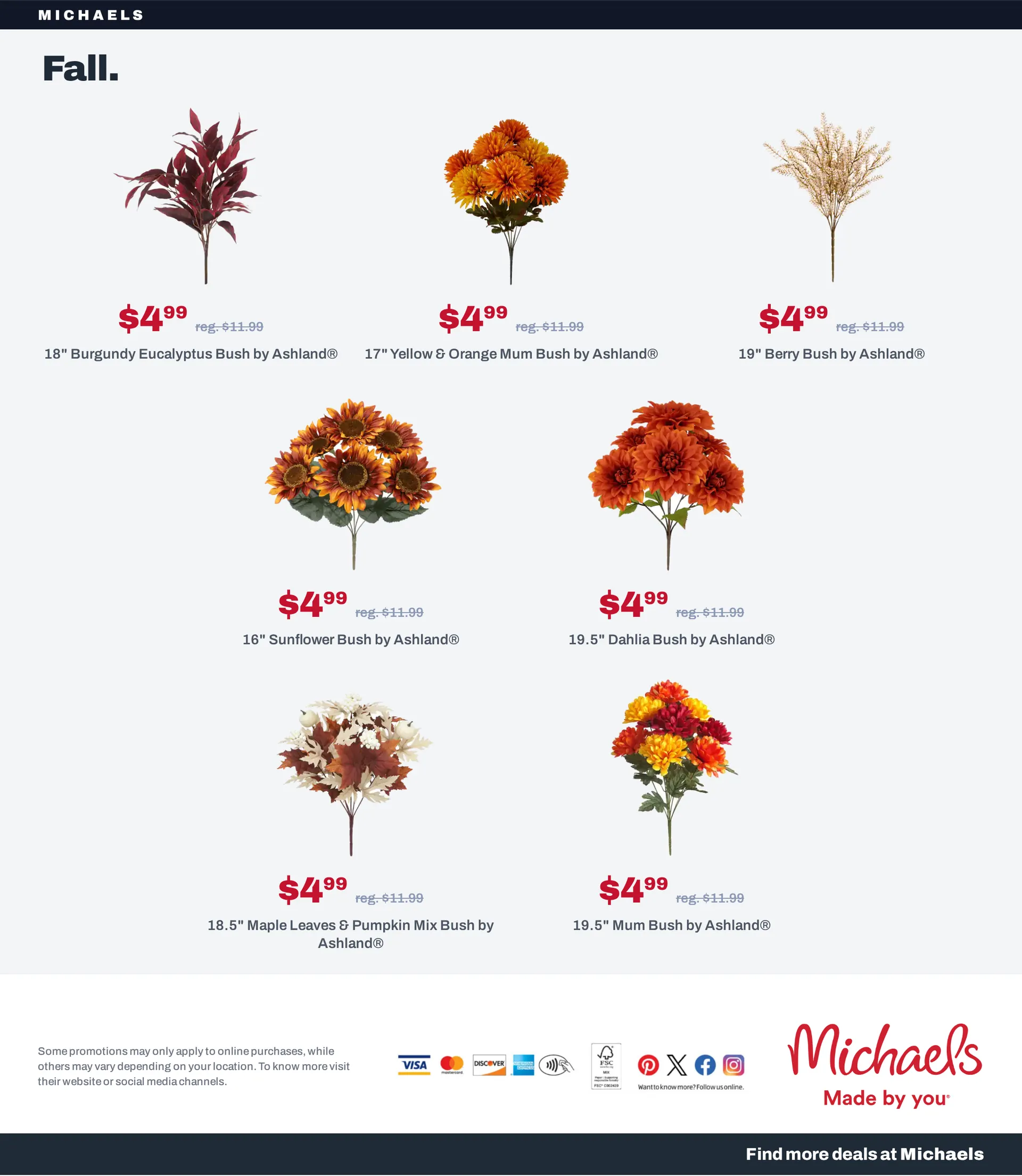 Weekly promotion Michaels — 2026-10-06 spanning from October 6 to October 13 2026 - Page 9 for Catalogue 365