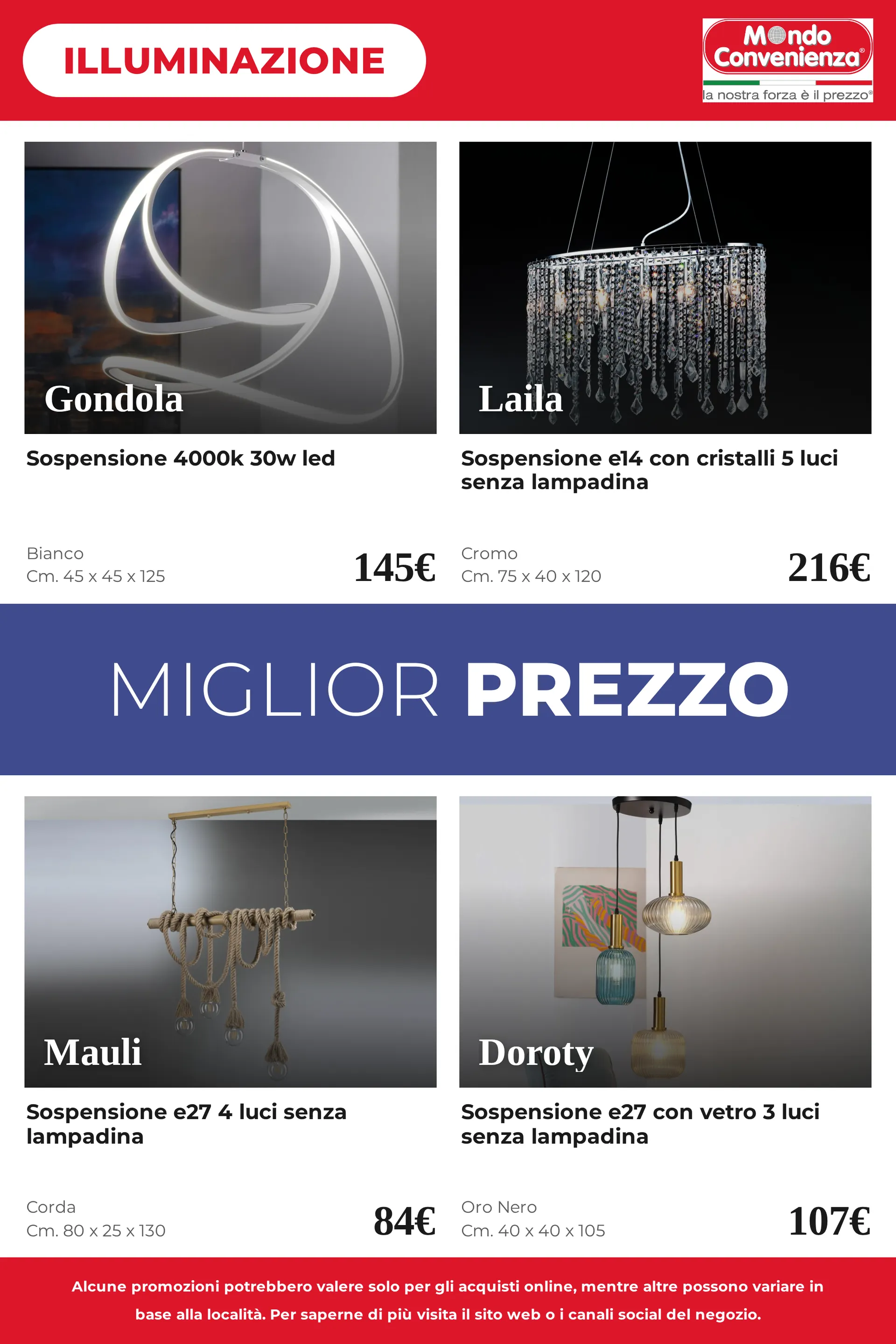 Mondo Convenienza — Catálogo 3 — 2026-10-27 da 27 ottobre a 13 novembre di 2026 - Pagina del volantino 9