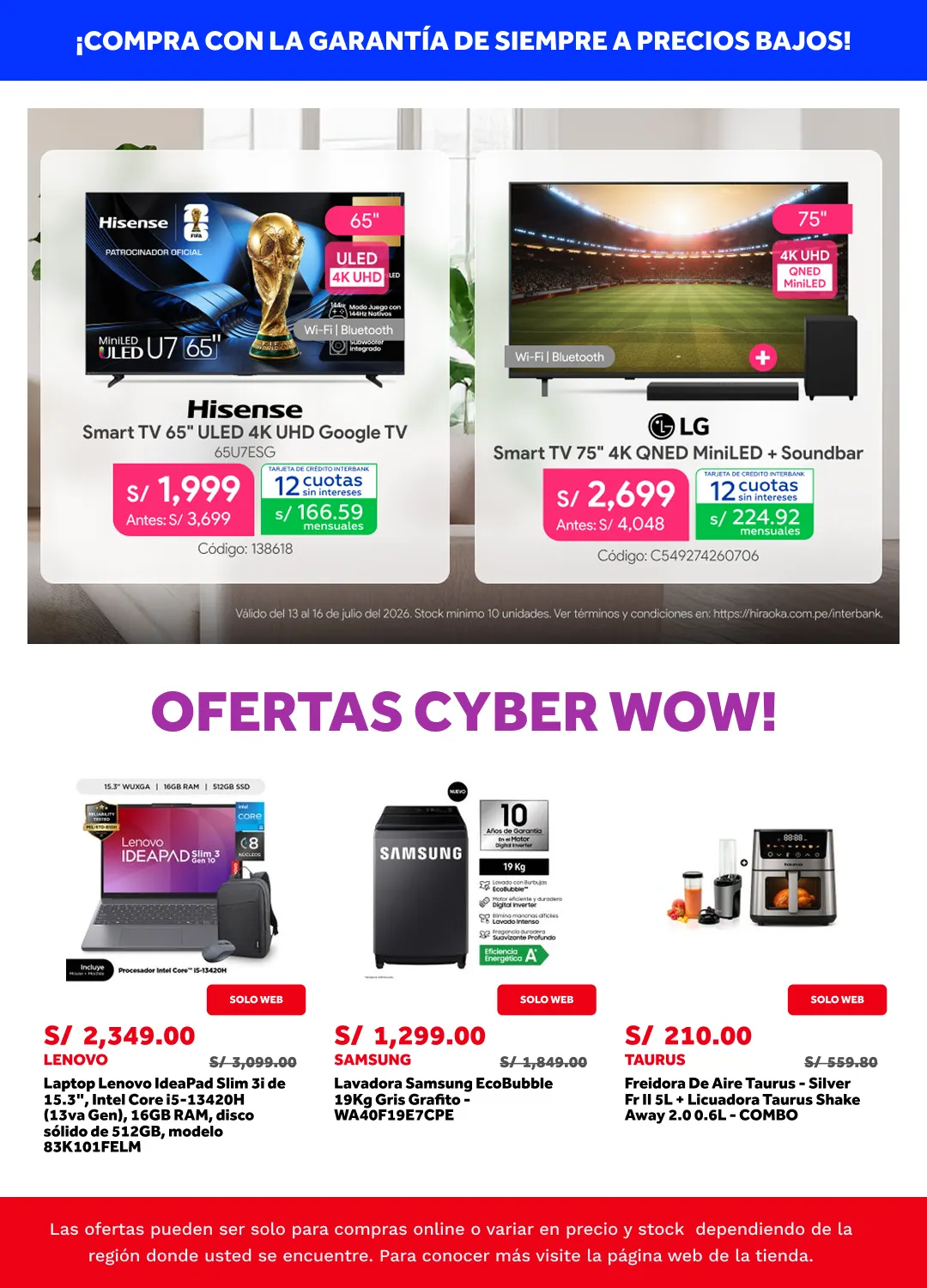 Catalogo de Oferta Cyber WOW! 15 de julio al 16 de julio 2026 - Pag 9
