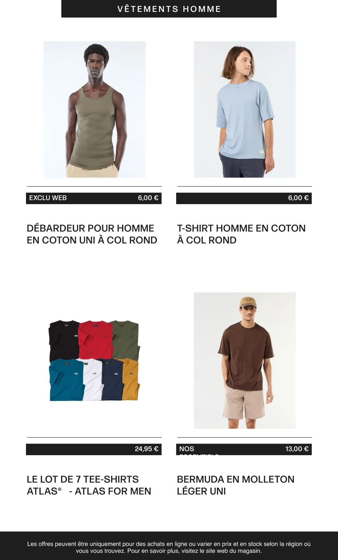Vêtements homme du 6 août au 21 août 2026 - Catalogue page 9