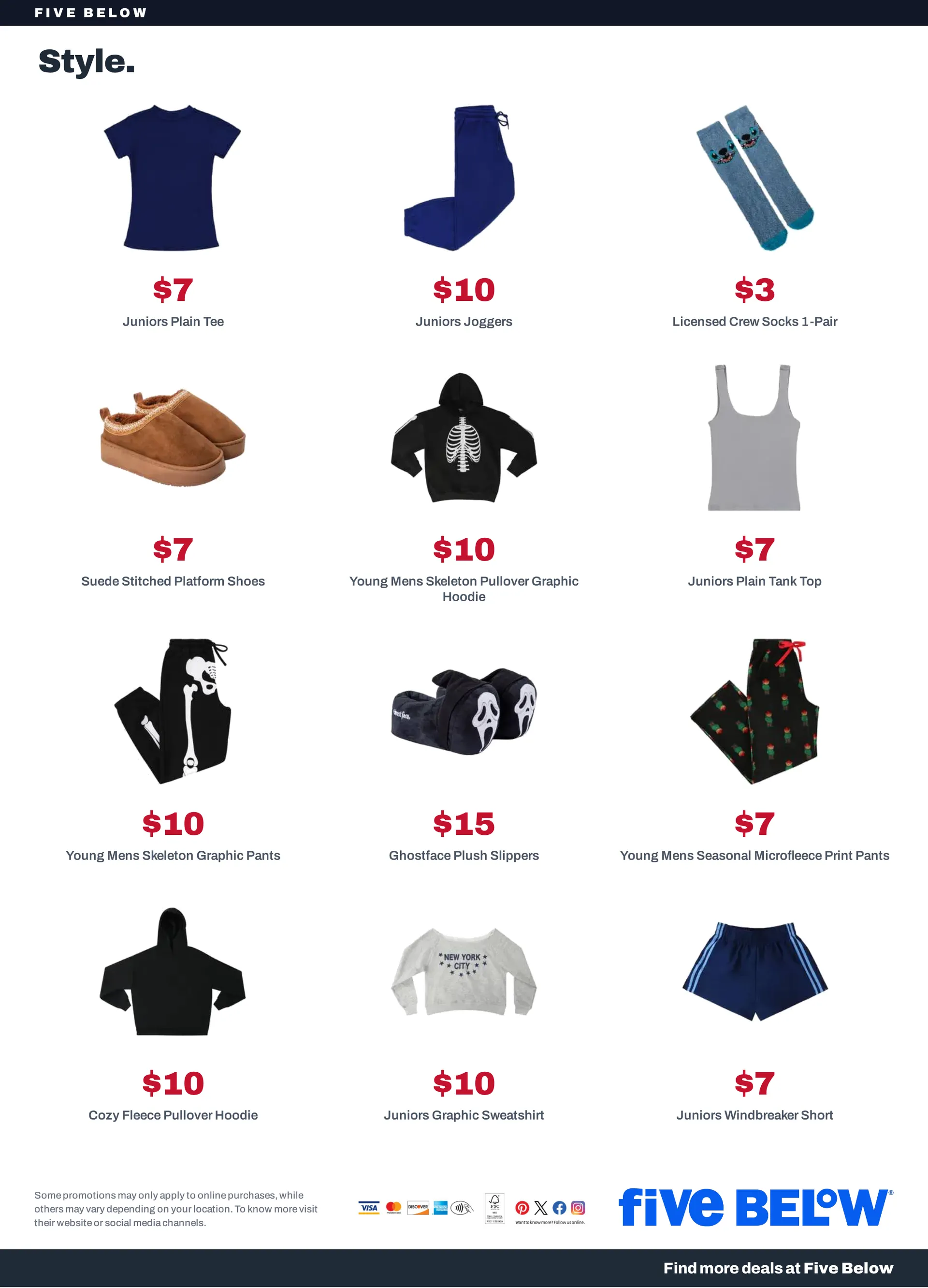 Weekly promotion Five Below — 2026-10-22 spanning from October 22 to October 29 2026 - Page 9 for Catalogue 365
