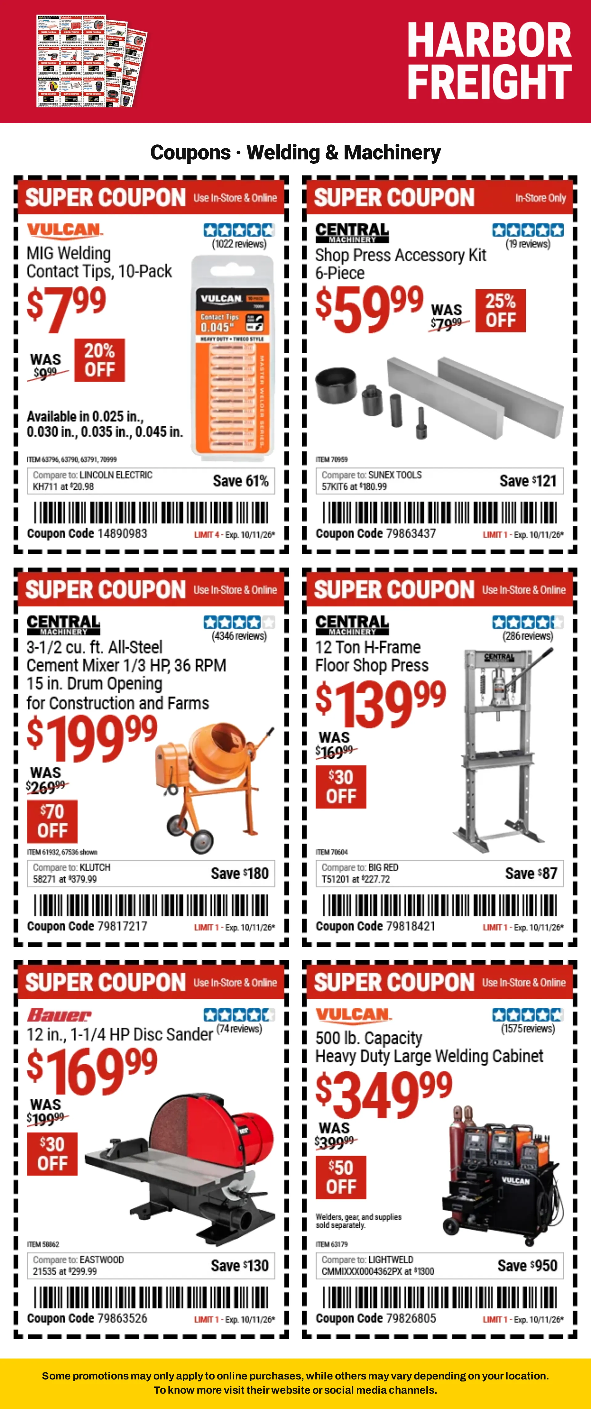 Weekly ad Harbor Freight — Catálogo 2 — 2026-10-09 from October 9 to October 26 2026 - Page 9