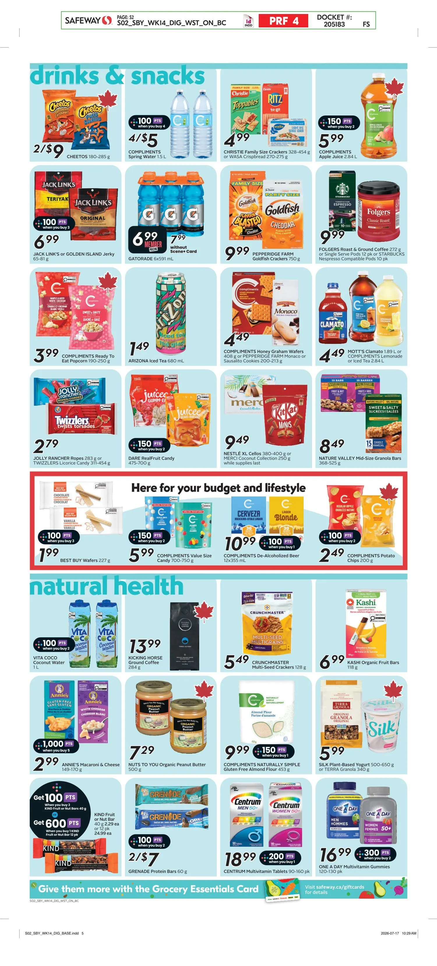 Safeway — 2026-07-30 from July 30 to August 5 2026 - flyer page 9