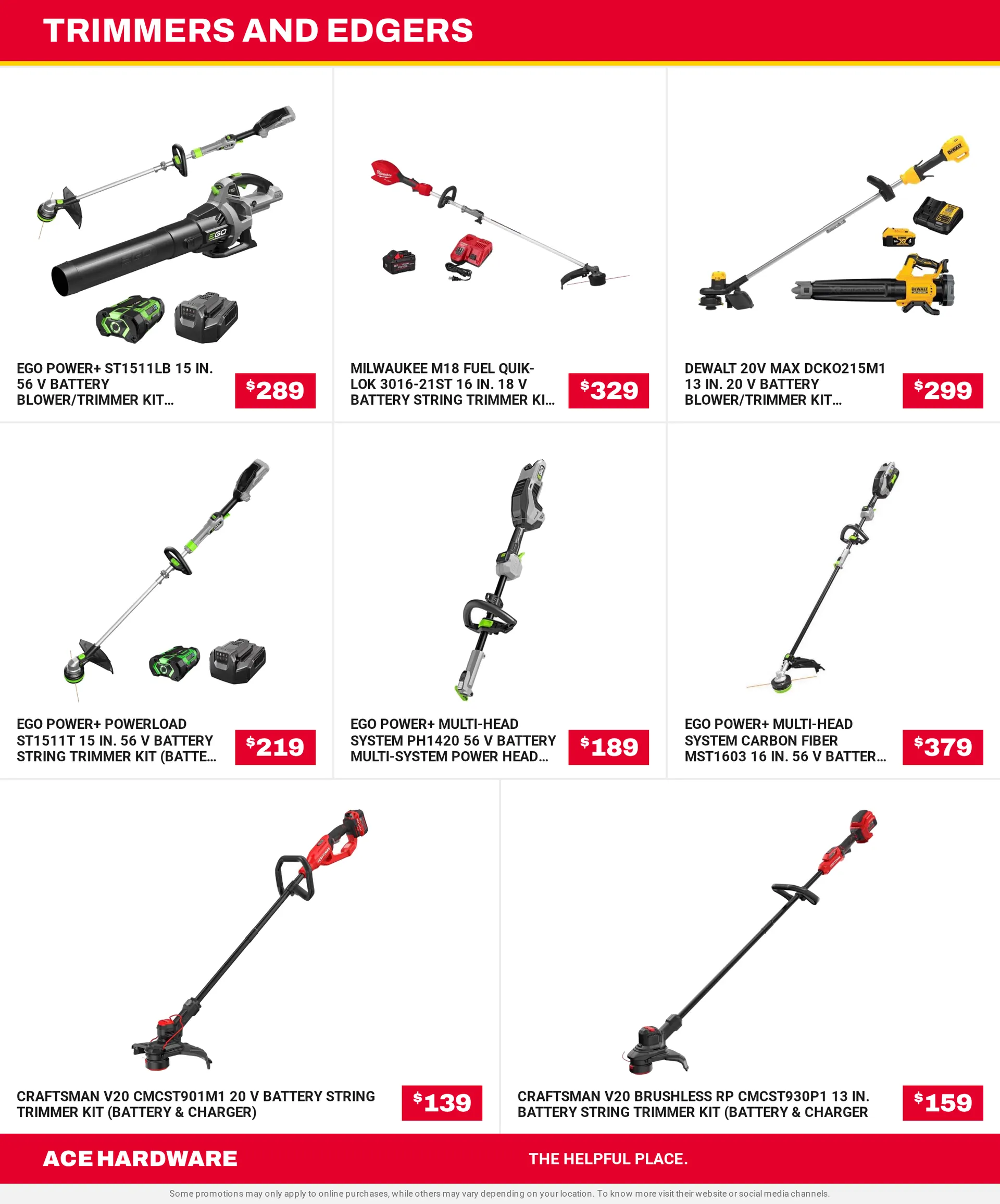 Weekly ad ACE Hardware — Outdoor — 2026-09-23 from September 23 to October 15 2026 - Page 9