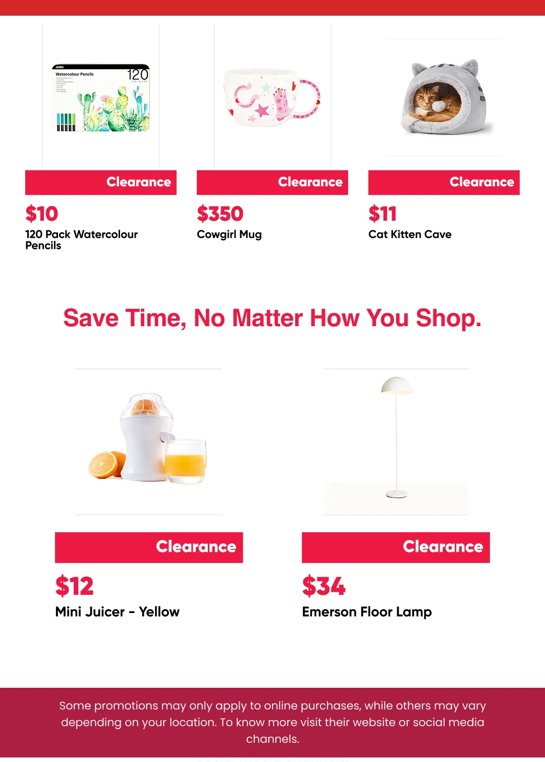 Home & Living Clearance from 13 August to 31 August 2026 - Catalogue Page 9