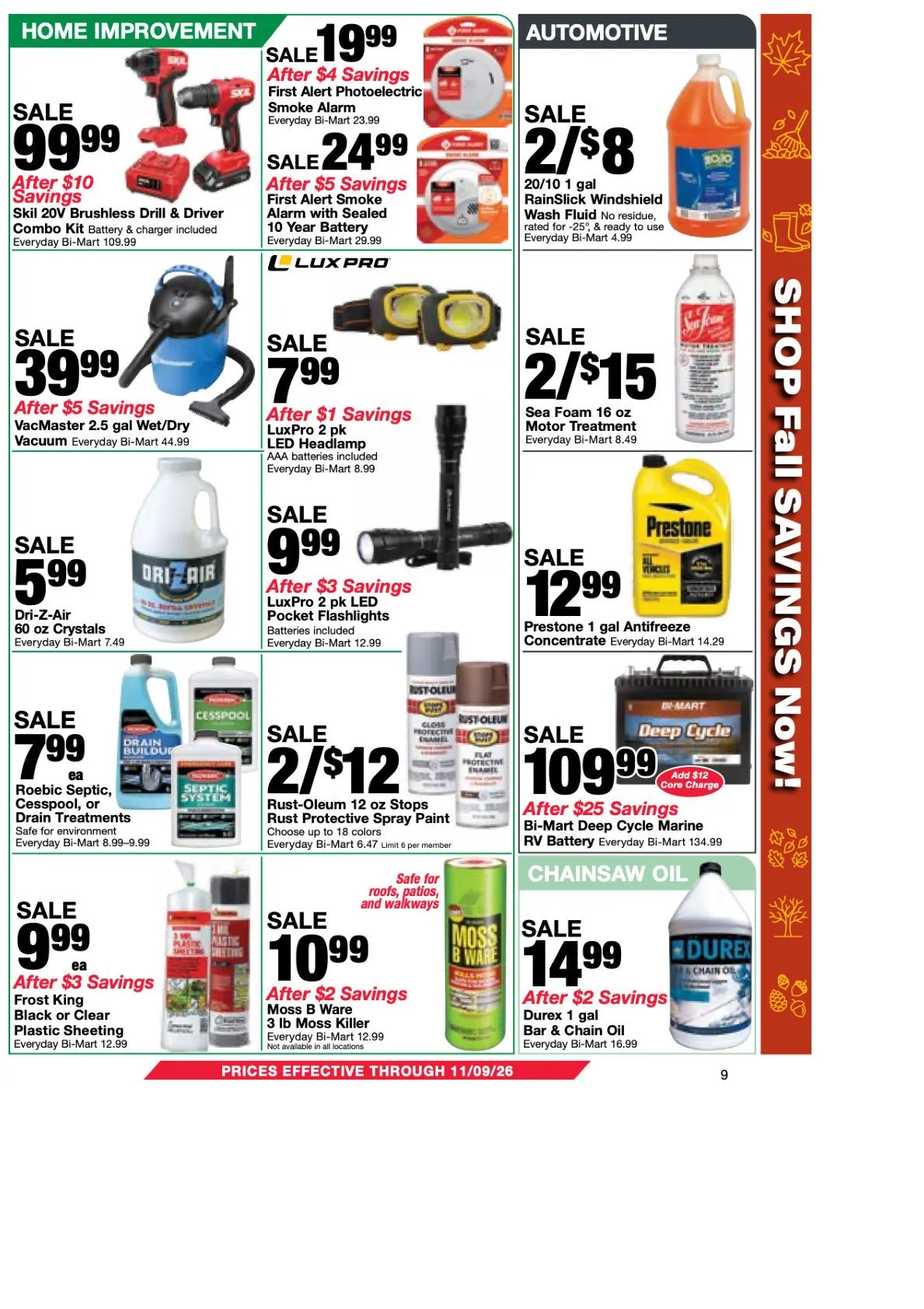 Weekly ad Bi-Mart — 2026-10-27 from October 27 to November 9 2026 - Page 9
