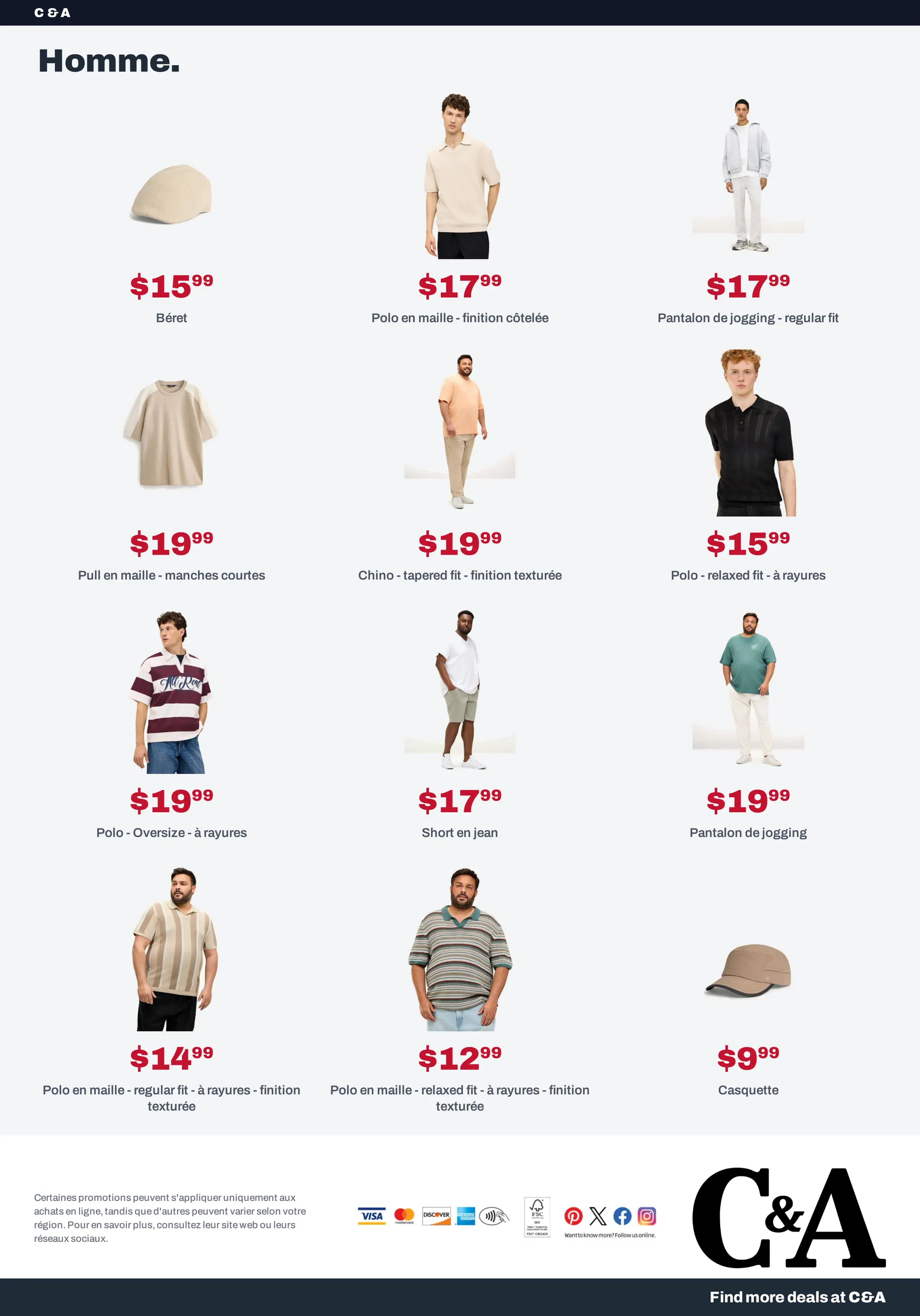 C&A — 2026-10-28 du 28 octobre au 12 novembre 2026 - Catalogue page 9